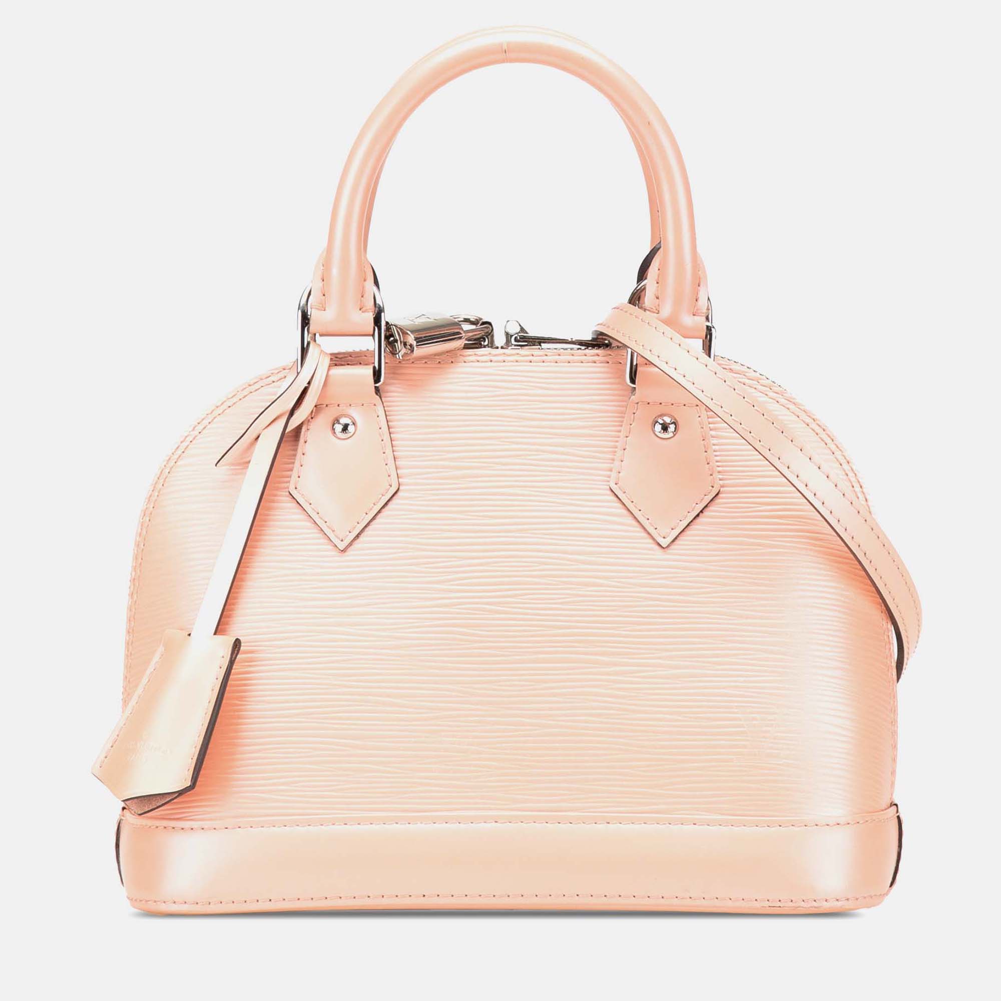 

Louis Vuitton Pink Epi Alma BB