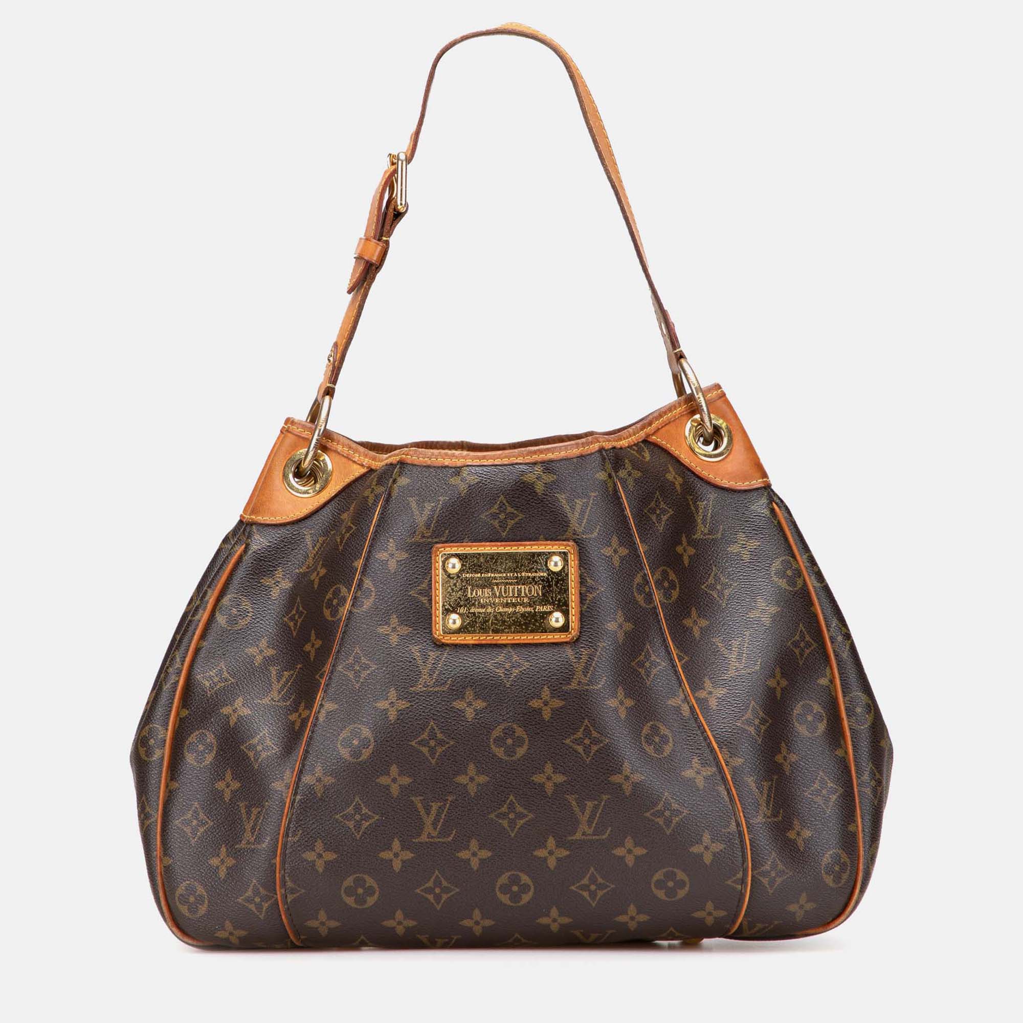 

Louis Vuitton Brown Monogram Galliera PM