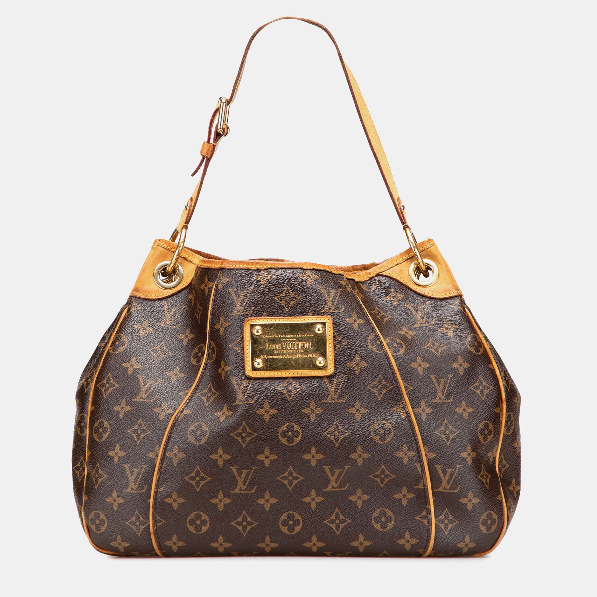 

Louis Vuitton Brown Monogram Galliera PM Bag