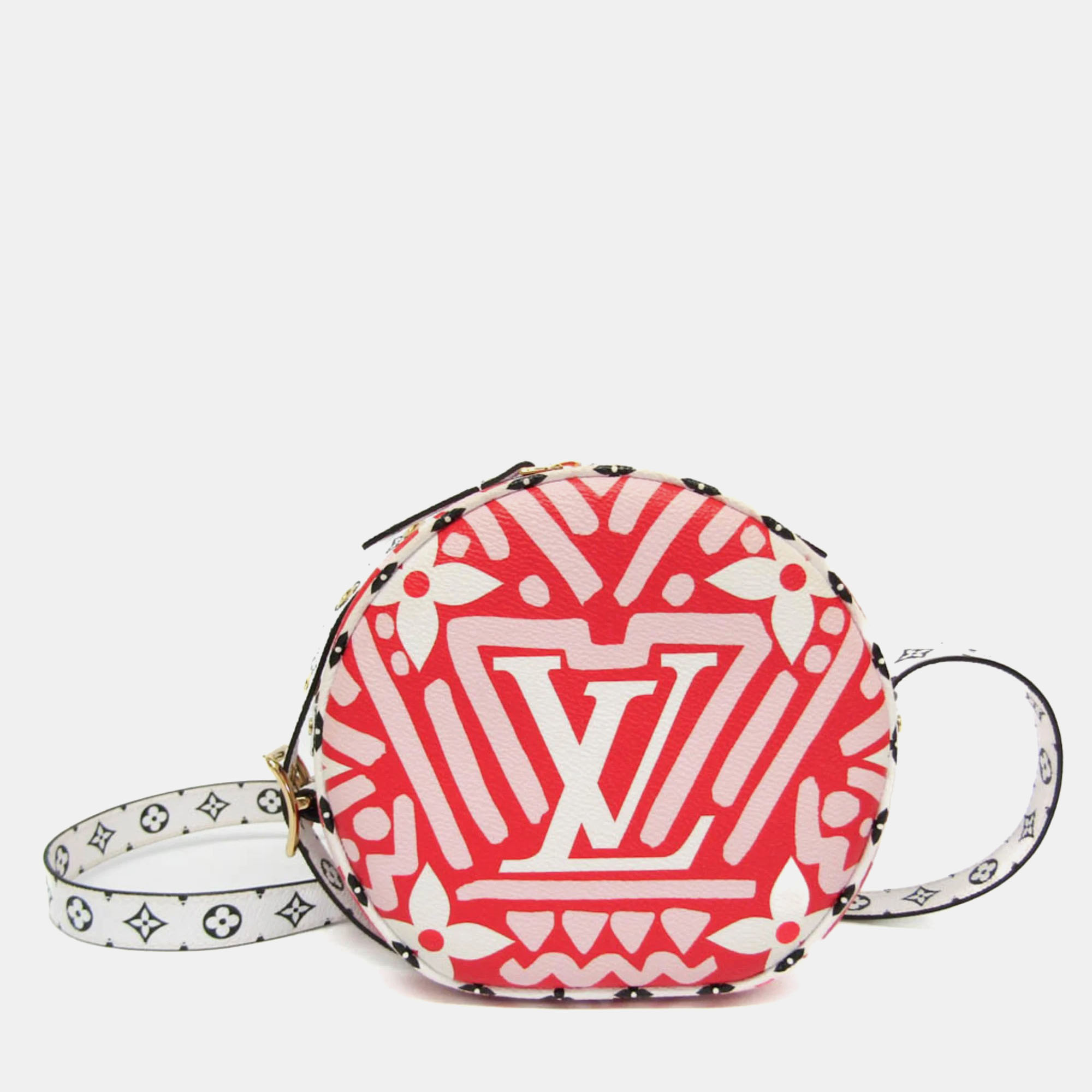 

Louis Vuitton Boite Chapeau Souple Shoulder Bag Blanc Rouge, Orange