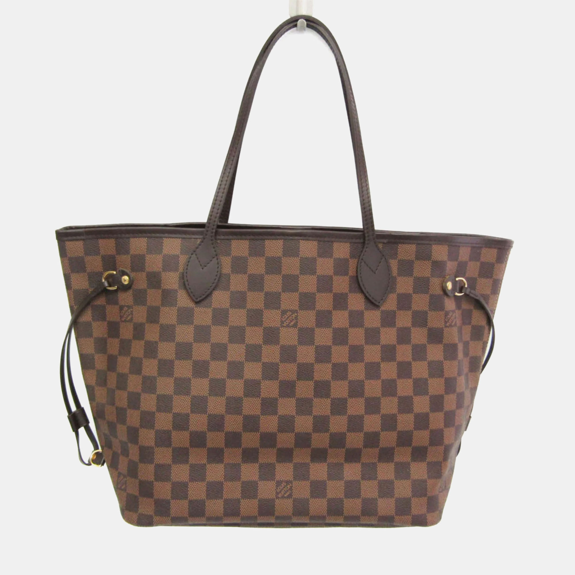 

Louis Vuitton Damier Neverfull MM Tote Bag Ebene, Brown