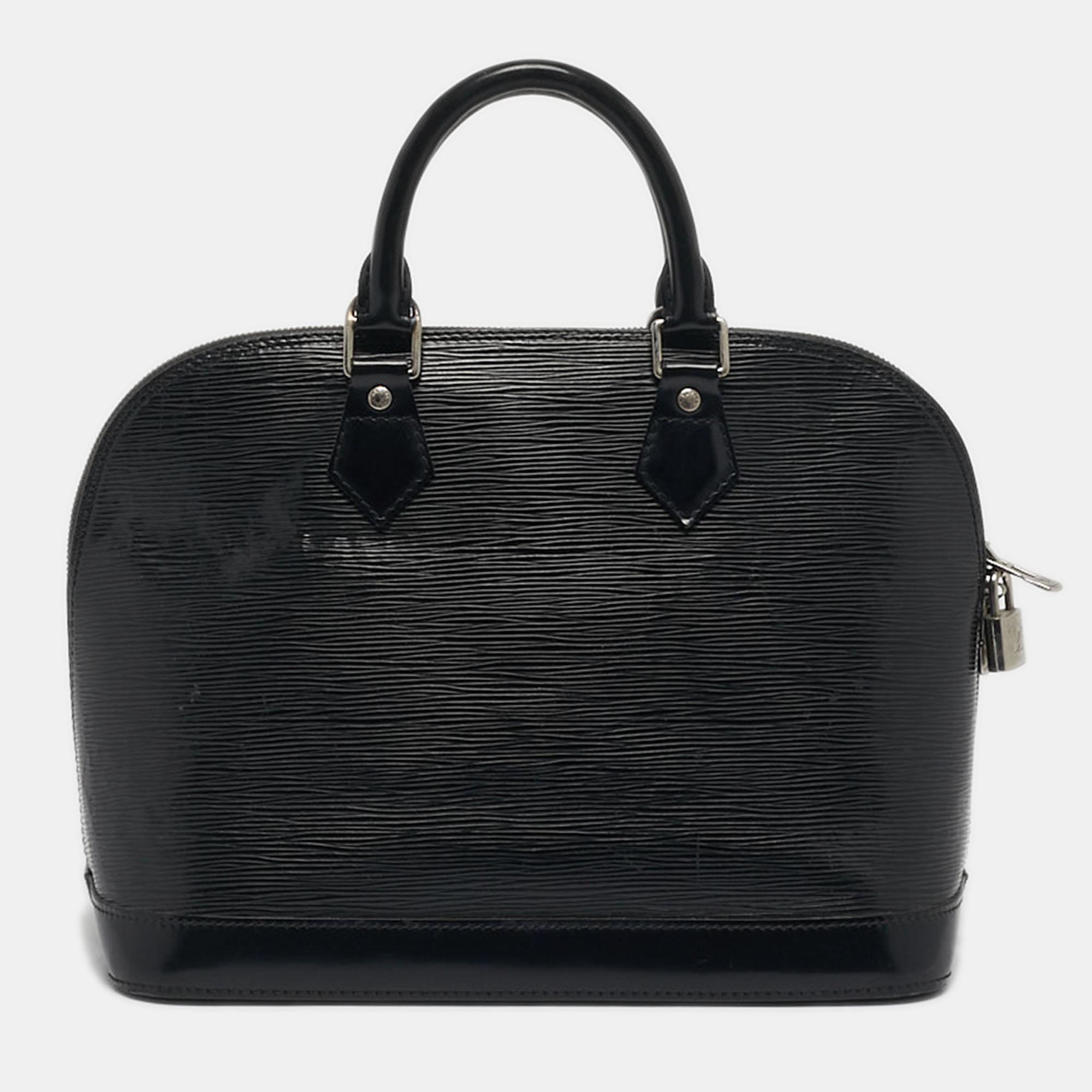 

Louis Vuitton Black Epi Leather Alma PM Bag