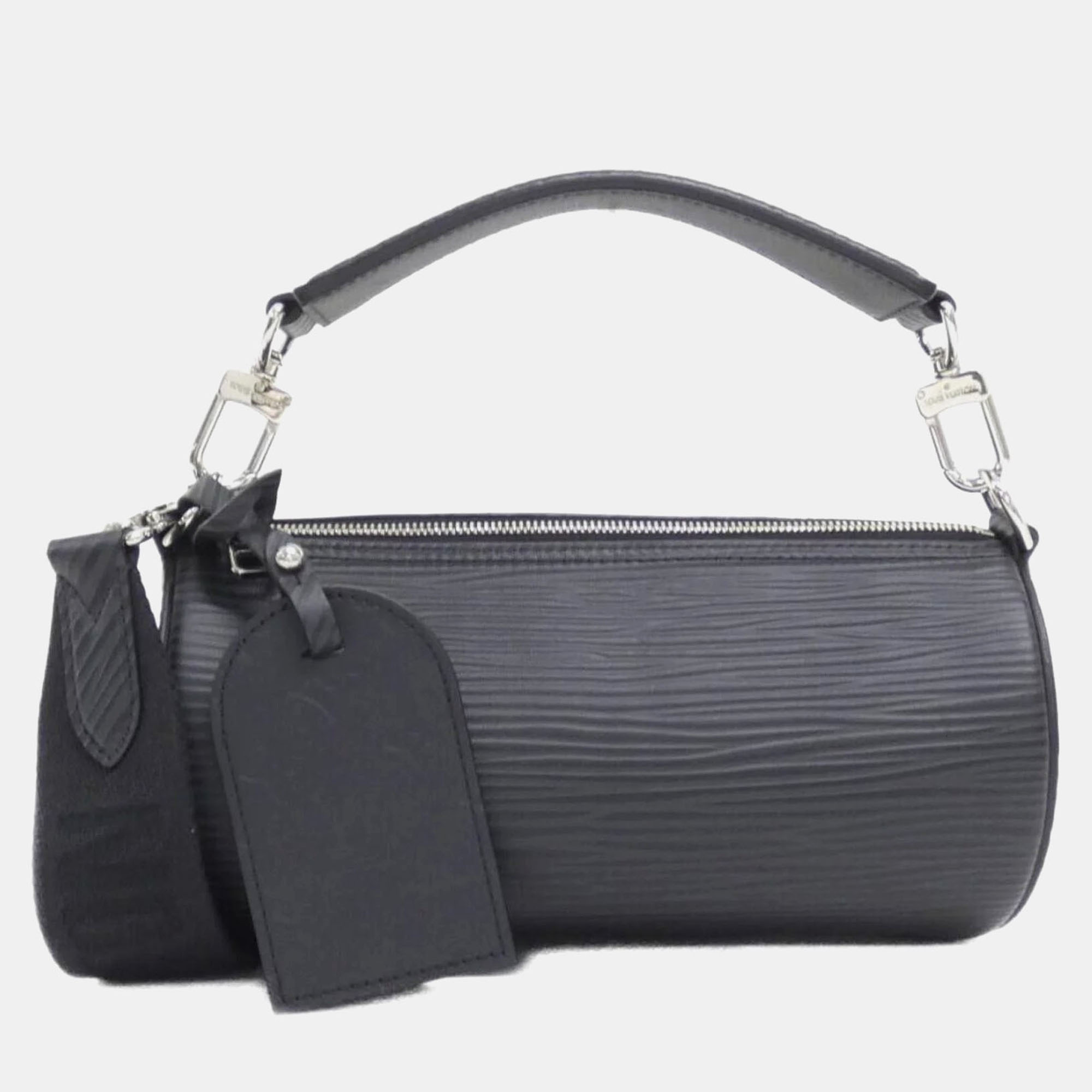 

Louis Vuitton Soft Polochon PM Black Epi Leather Shoulder Bag
