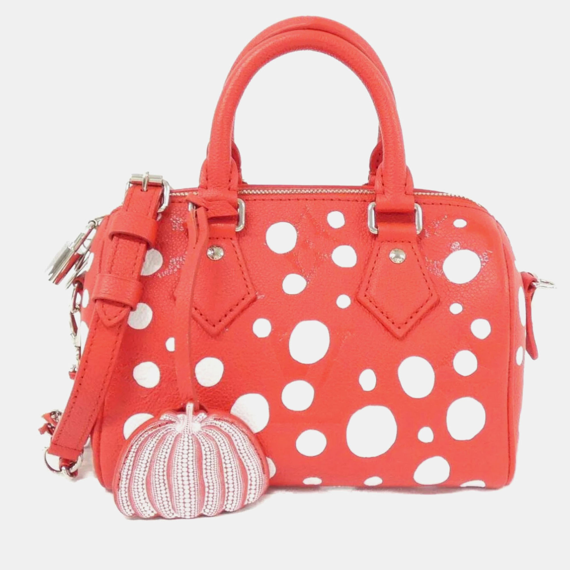 

Louis Vuitton Monogram Empreinte (Lv X Yk) Speedy Bandouliere  Boston Bag, Red