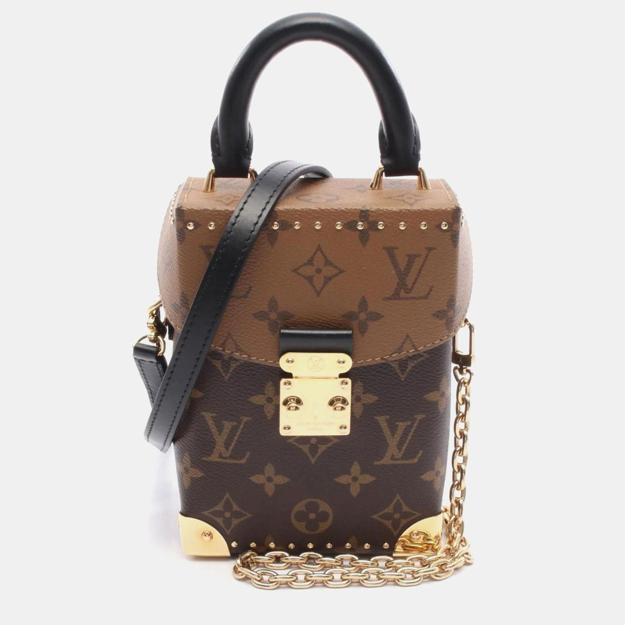 

Louis Vuitton Camera Box Monogram Reverse Coated Canvas Shoulder Bag, Brown