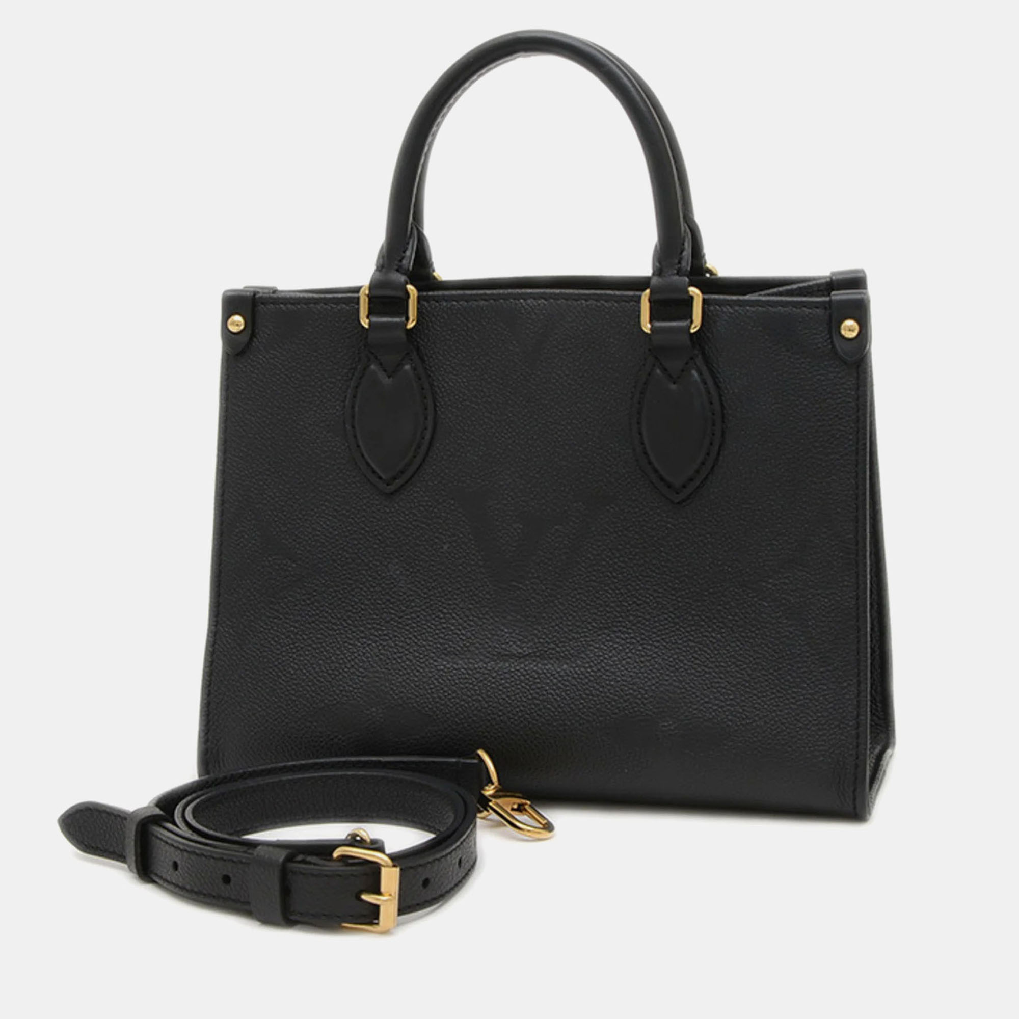 

Louis Vuitton OnTheGo PM Black Monogram Empreinte Leather 2-Way Shoulder Bag