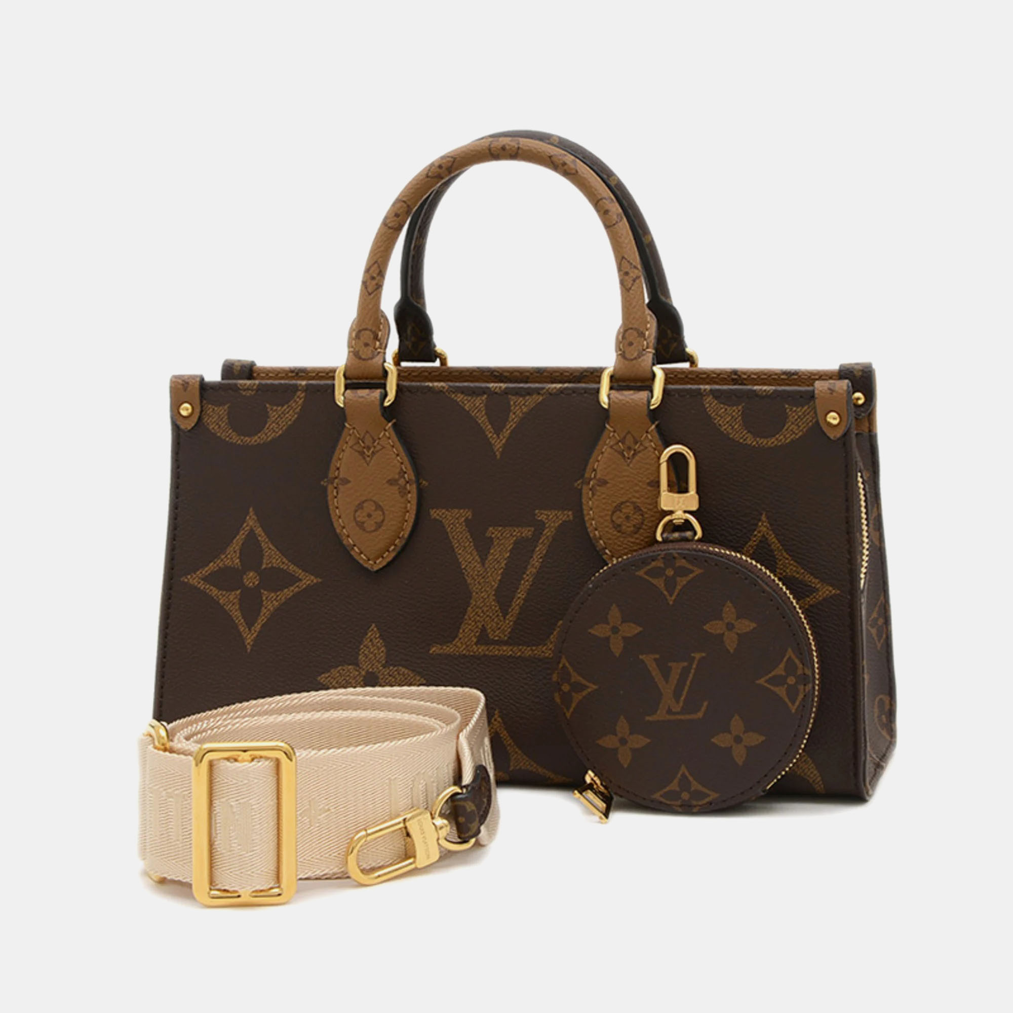

Louis Vuitton OnTheGo EW Monogram Giant Canvas Shoulder Bag, Brown