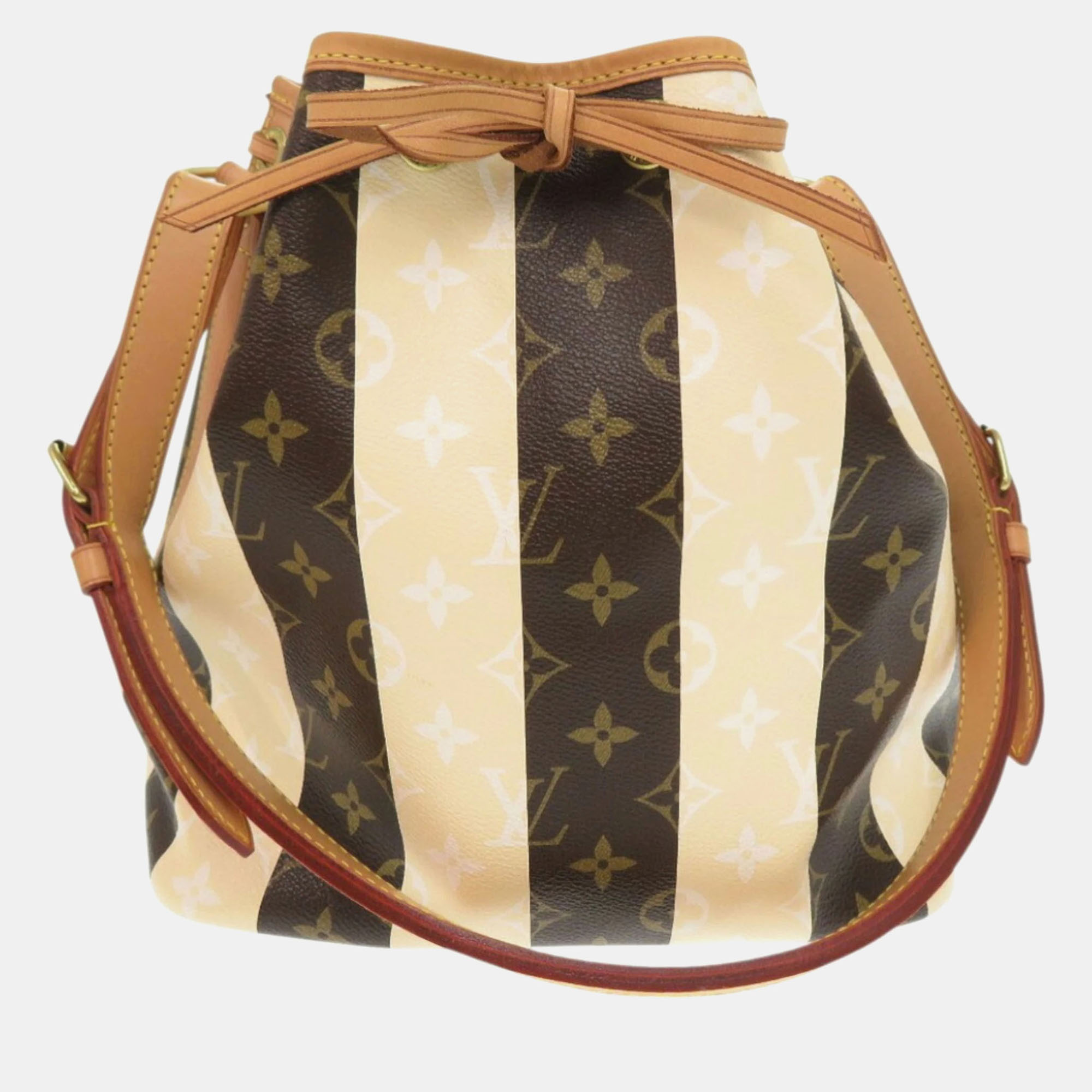 

Louis Vuitton Petit Noe Brown Monogram Rayure Canvas Shoulder Bag