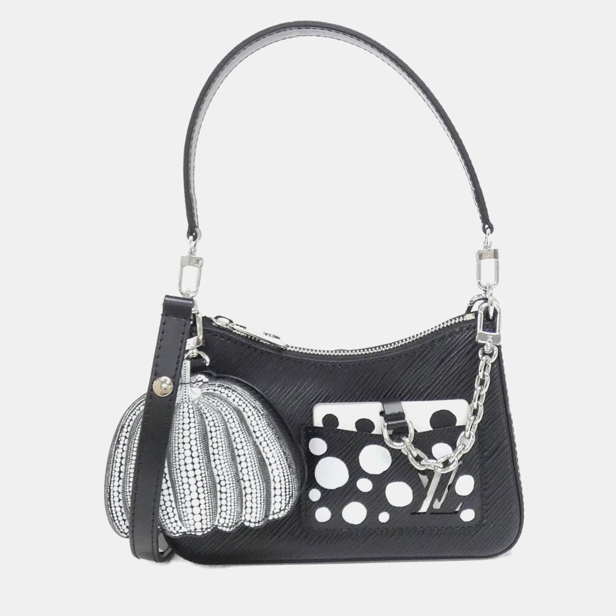 

Louis Vuitton Marellini Black Epi Leather Shoulder Bag