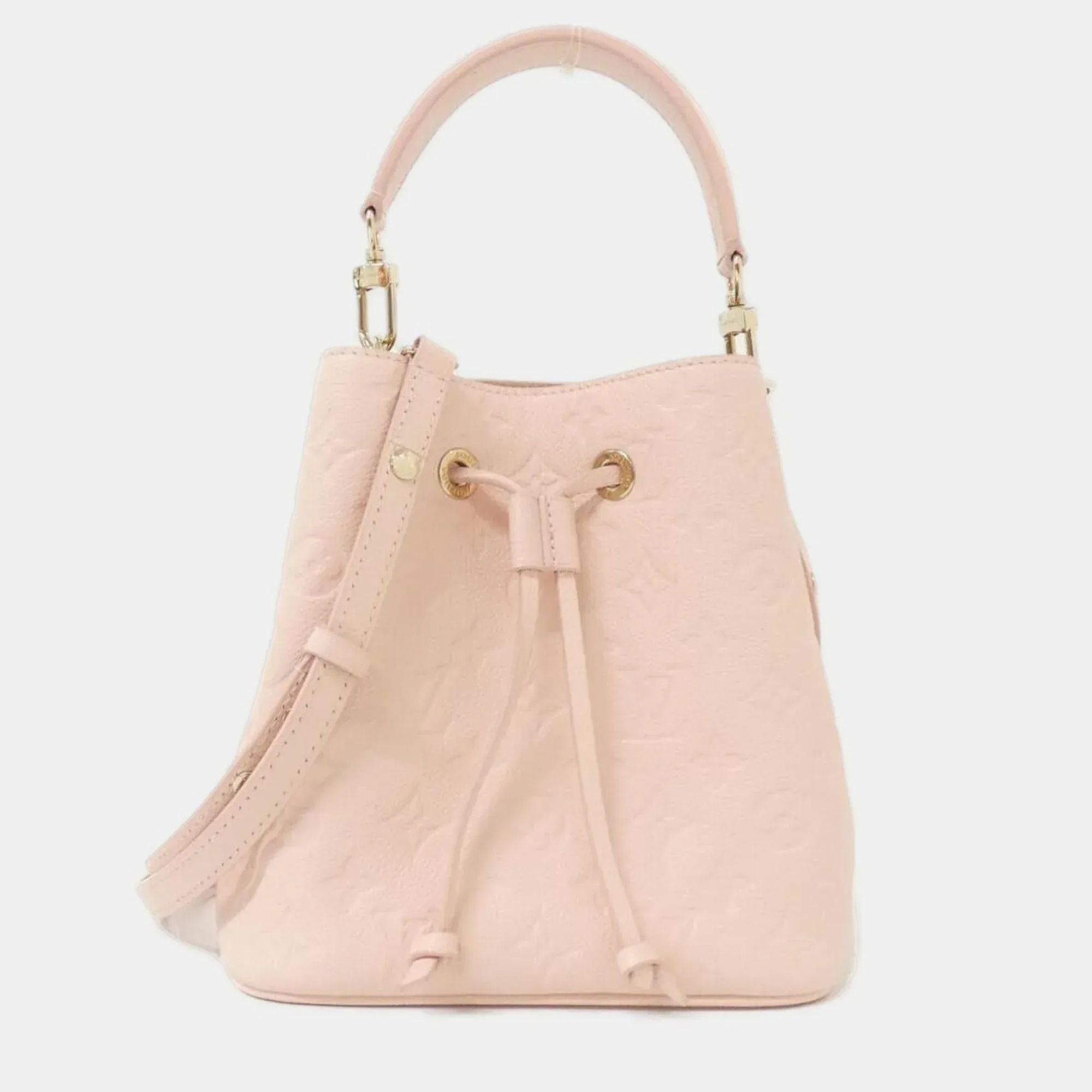 

Louis Vuitton Neo Noe BB Monogram Empreinte Leather Shoulder Bag, Pink