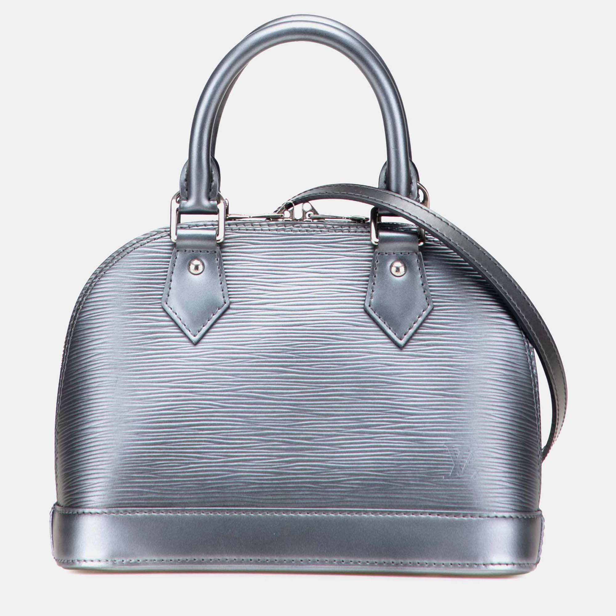 

Louis Vuitton Silver Epi Alma BB