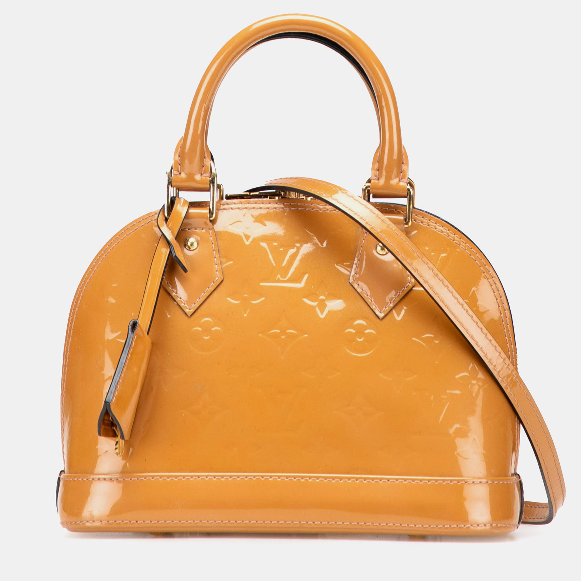 

Louis Vuitton Brown Monogram Vernis Alma BB