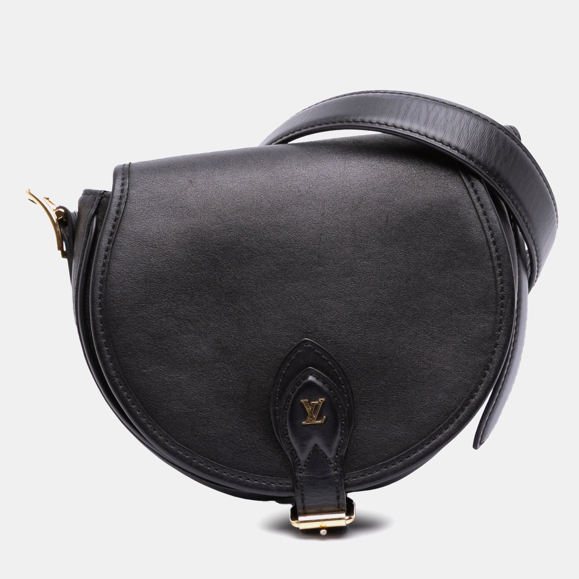 

Louis Vuitton Black Calfskin Tambourin