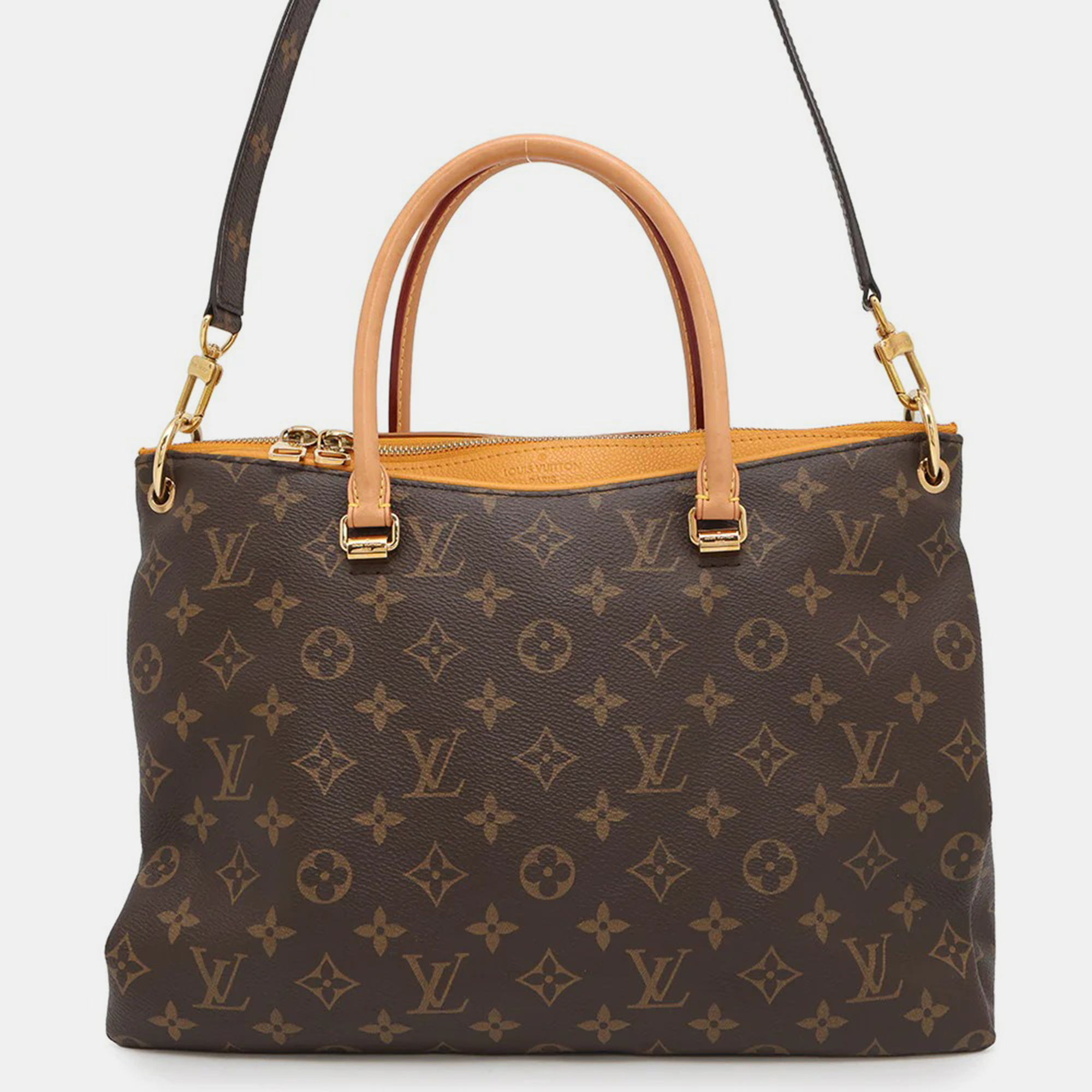 

Louis Vuitton Pallas Saffron Monogram, Brown