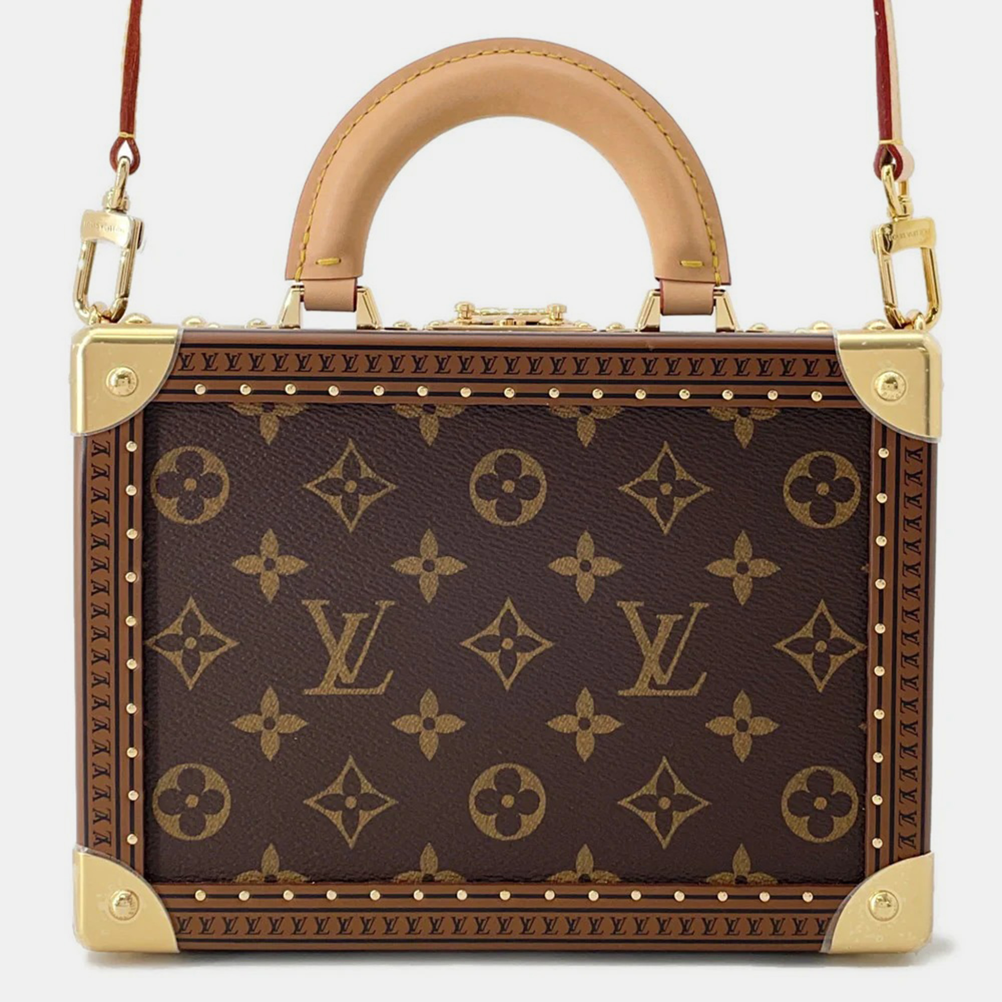 

Louis Vuitton Petite Vallees Beige Monogram Canvas Handbag
