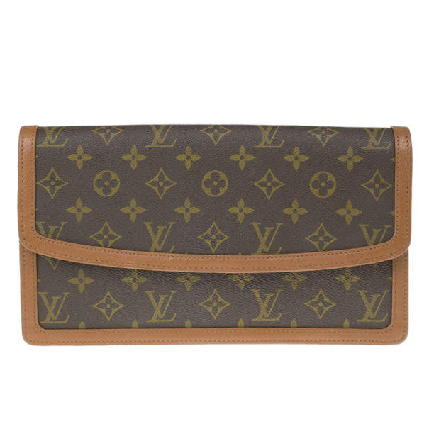Pre Owned Louis Vuitton Monogram Canvas Pochette Dame GM