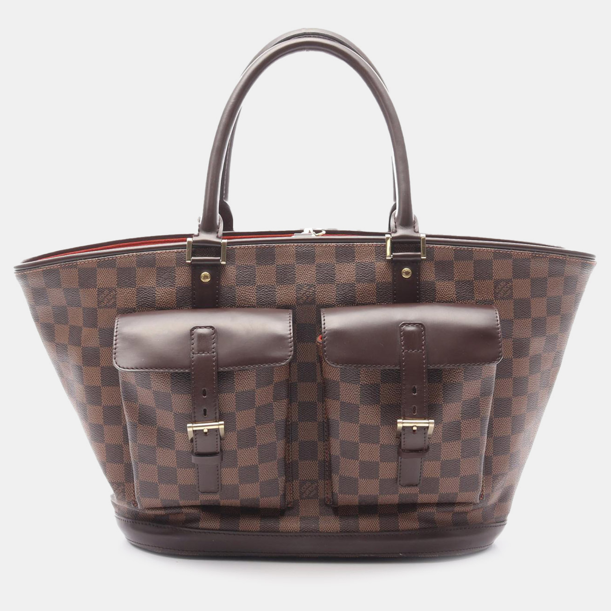 

Louis Vuitton Brown Damier Ebene Manosque GM Tote