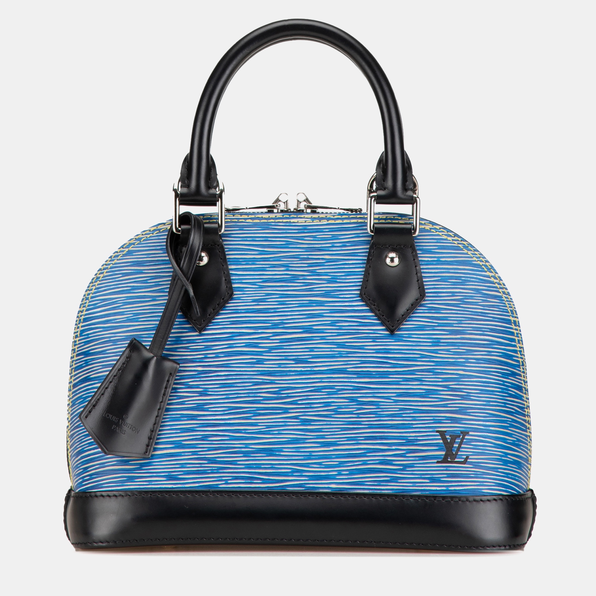

Louis Vuitton Blue Epi Denim Alma BB