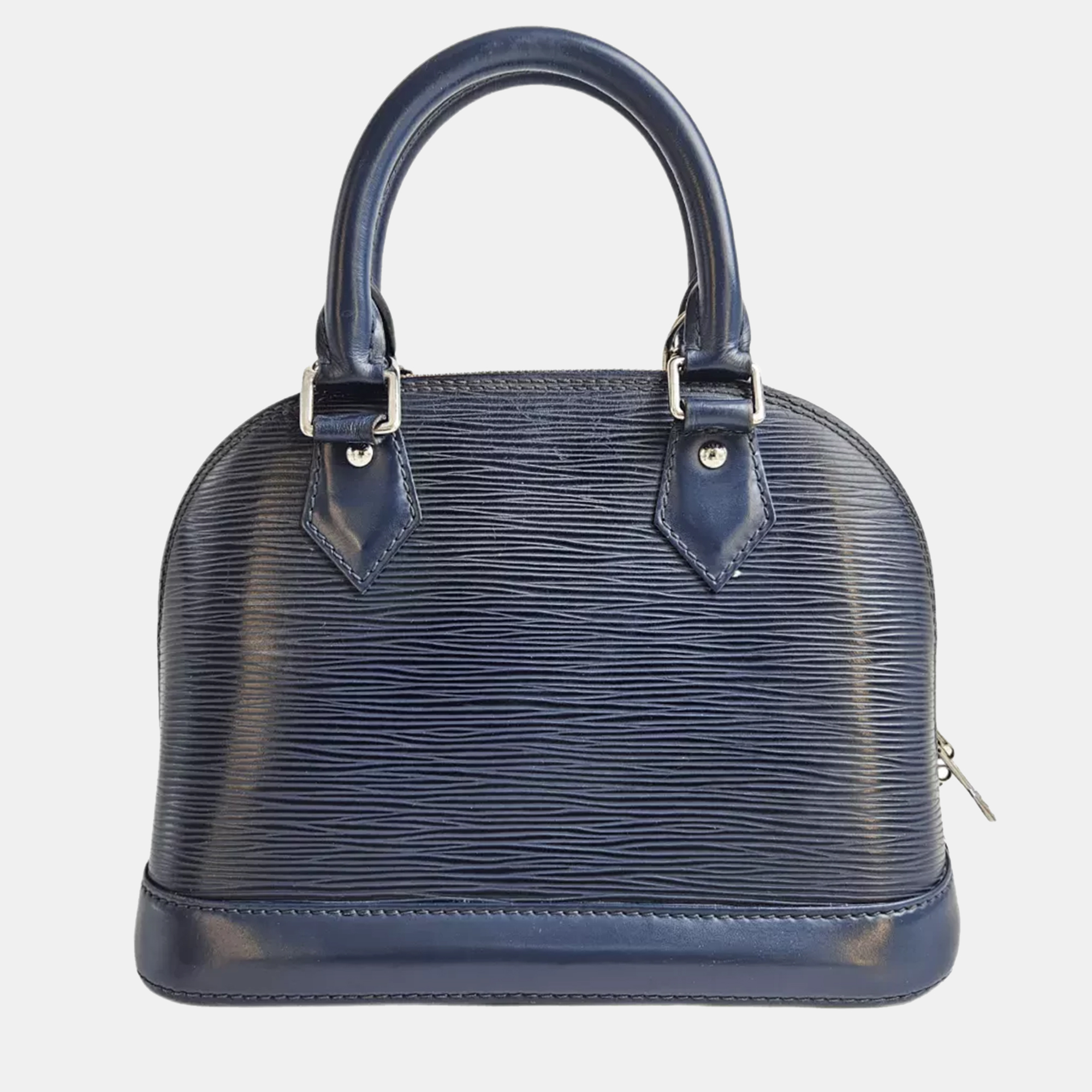 

Louis Vuitton Alma BB Navy Epi Leather Shoulder Bag, Navy blue