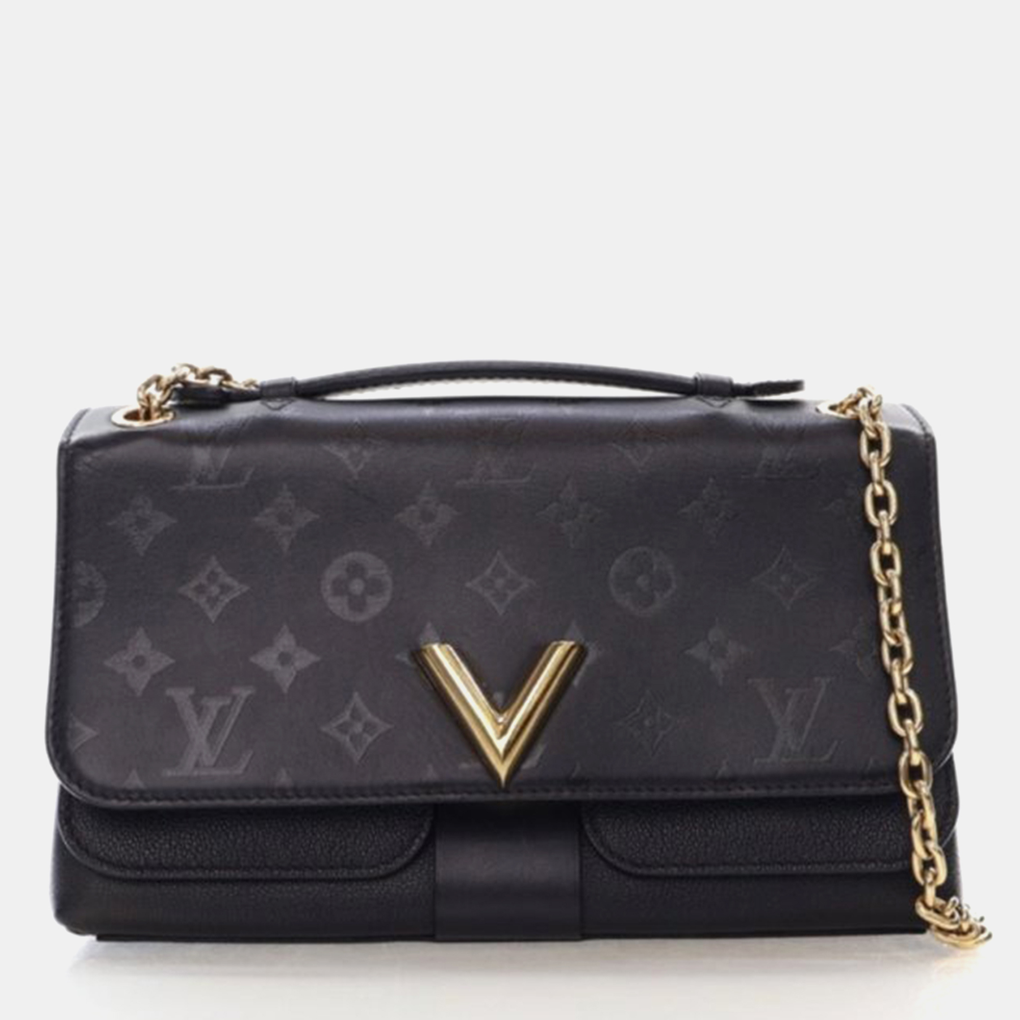 

Louis Vuitton Very Black Monogram Canvas Shoulder Bag