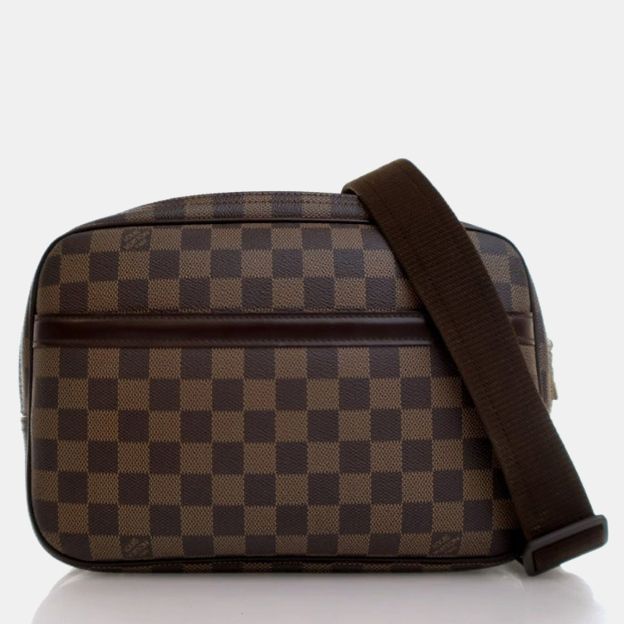 

Louis Vuitton Reporter GM Brown Damier Ebene Coated Canvas Crossbody Bag