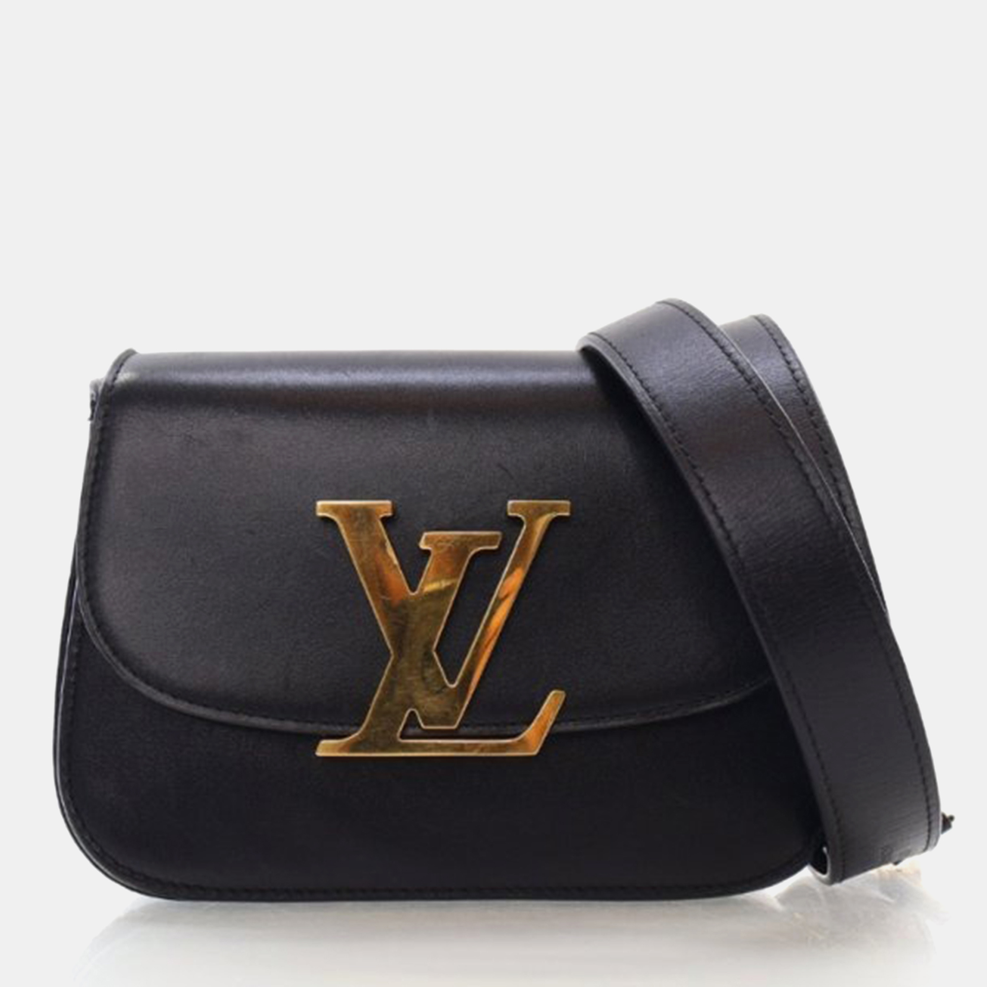 

Louis Vuitton Vivienne Black Calfskin Shoulder Bag