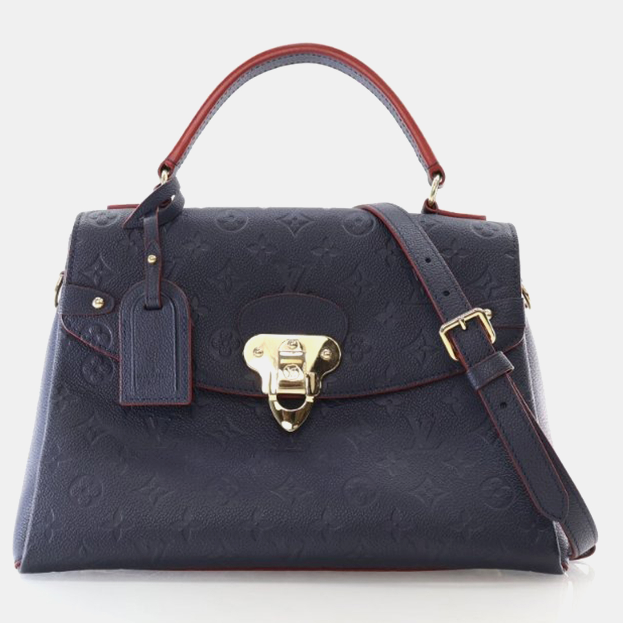 

Louis Vuitton Georges MM Navy Blue Monogram Empreinte Leather Shoulder Bag
