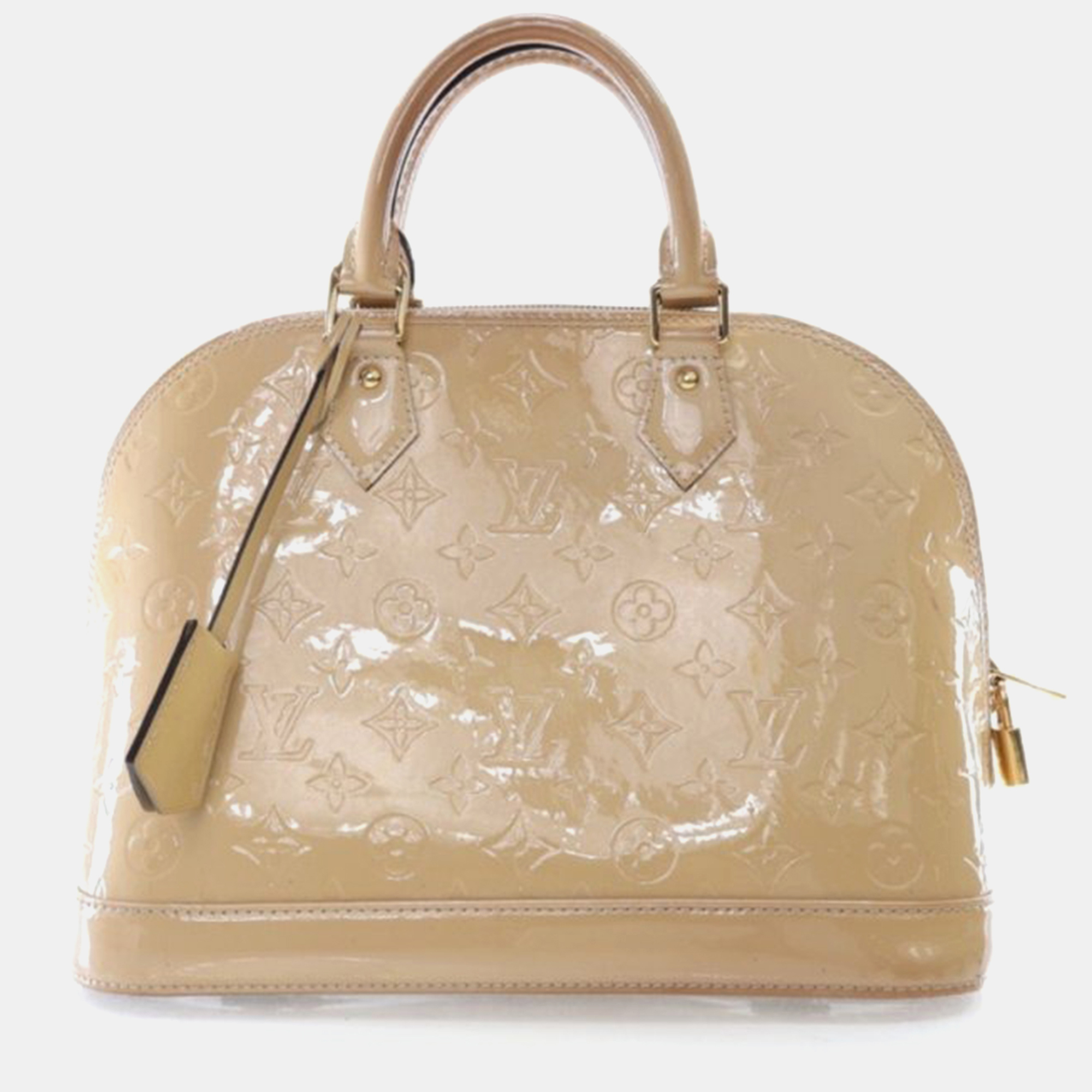 

Louis Vuitton Alma PM Beige Monogram Vernis Leather Handbag
