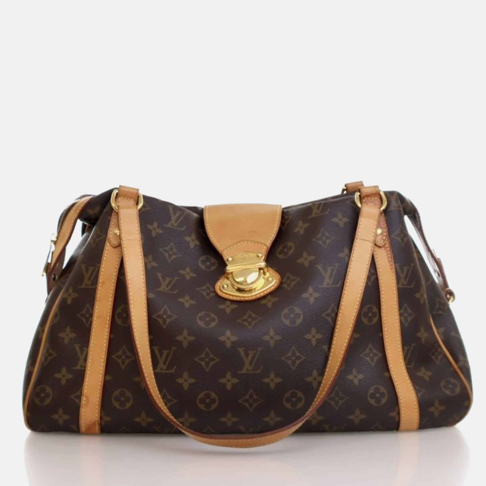 

Louis Vuitton Stresa PM Brown Monogram Coated Canvas Shoulder Bag