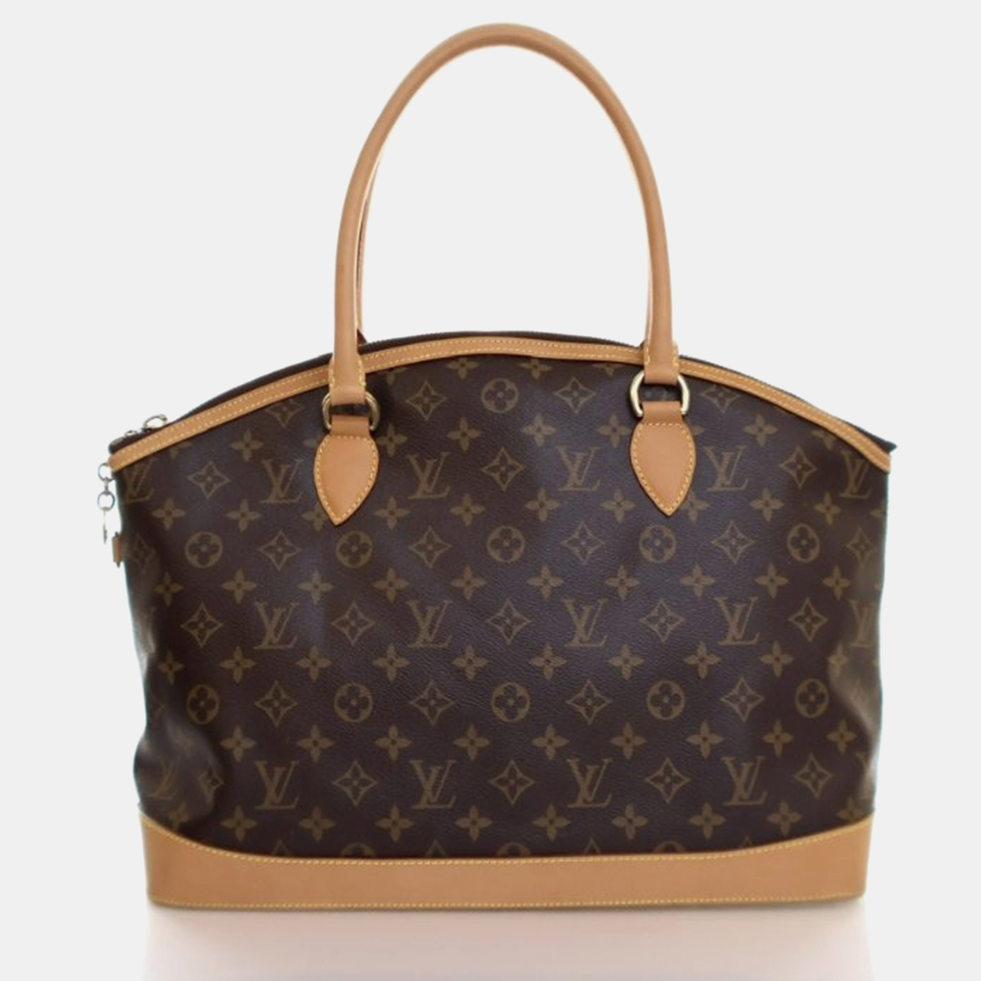 

Louis Vuitton Lockit Horizontal Brown Monogram Coated Canvas Handbag
