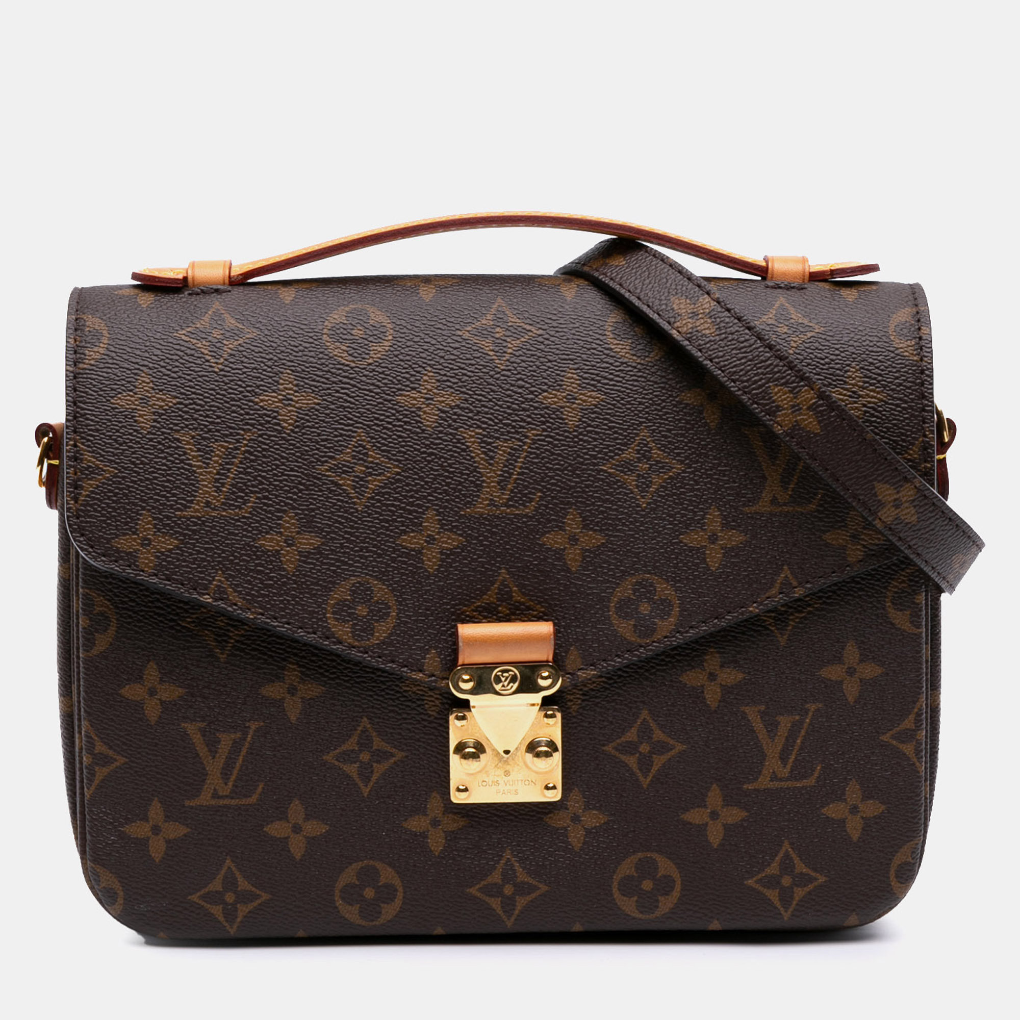 

Louis Vuitton Brown Monogram Pochette Metis
