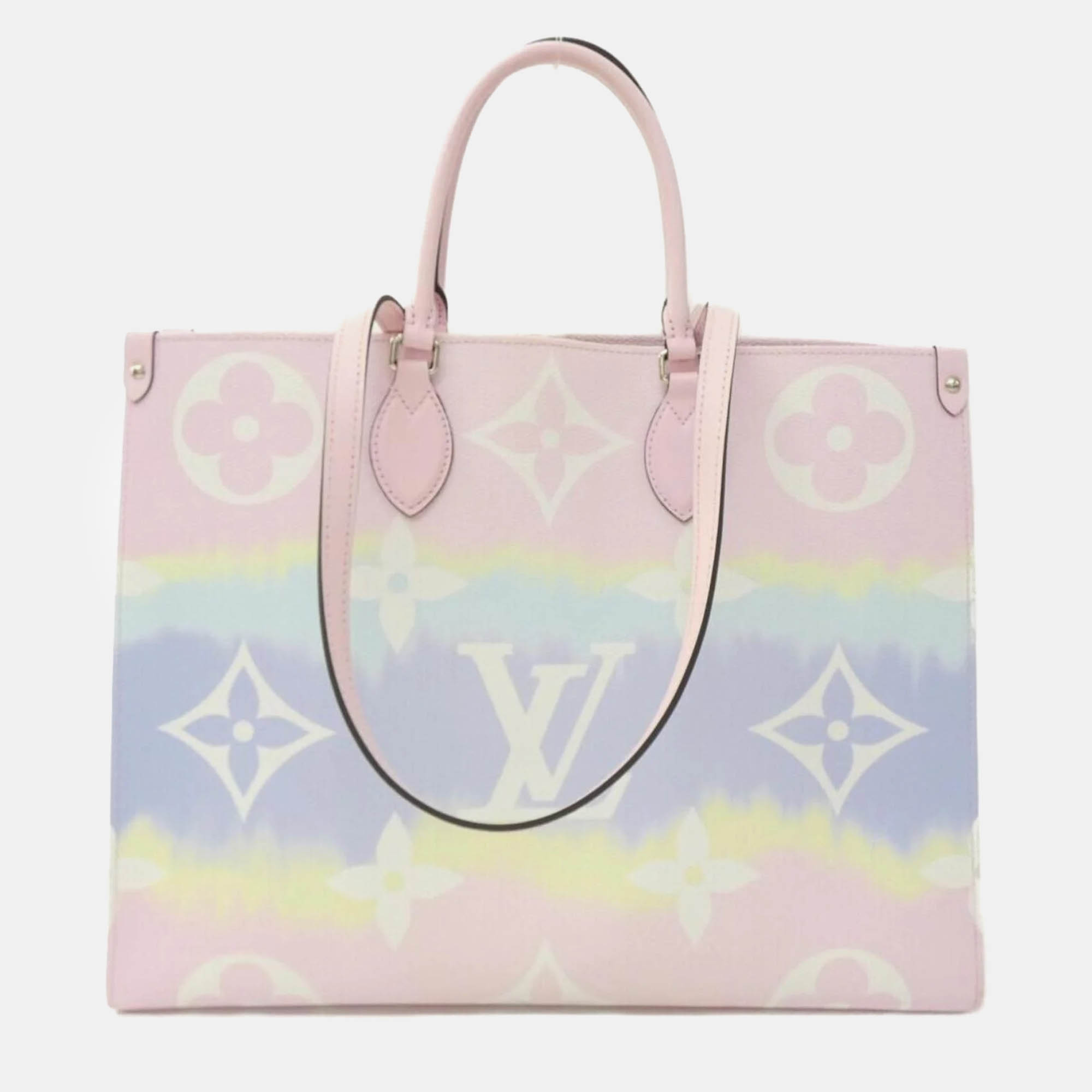 

Louis Vuitton OnTheGo GM Escale Monogram Handbag, Multicolor