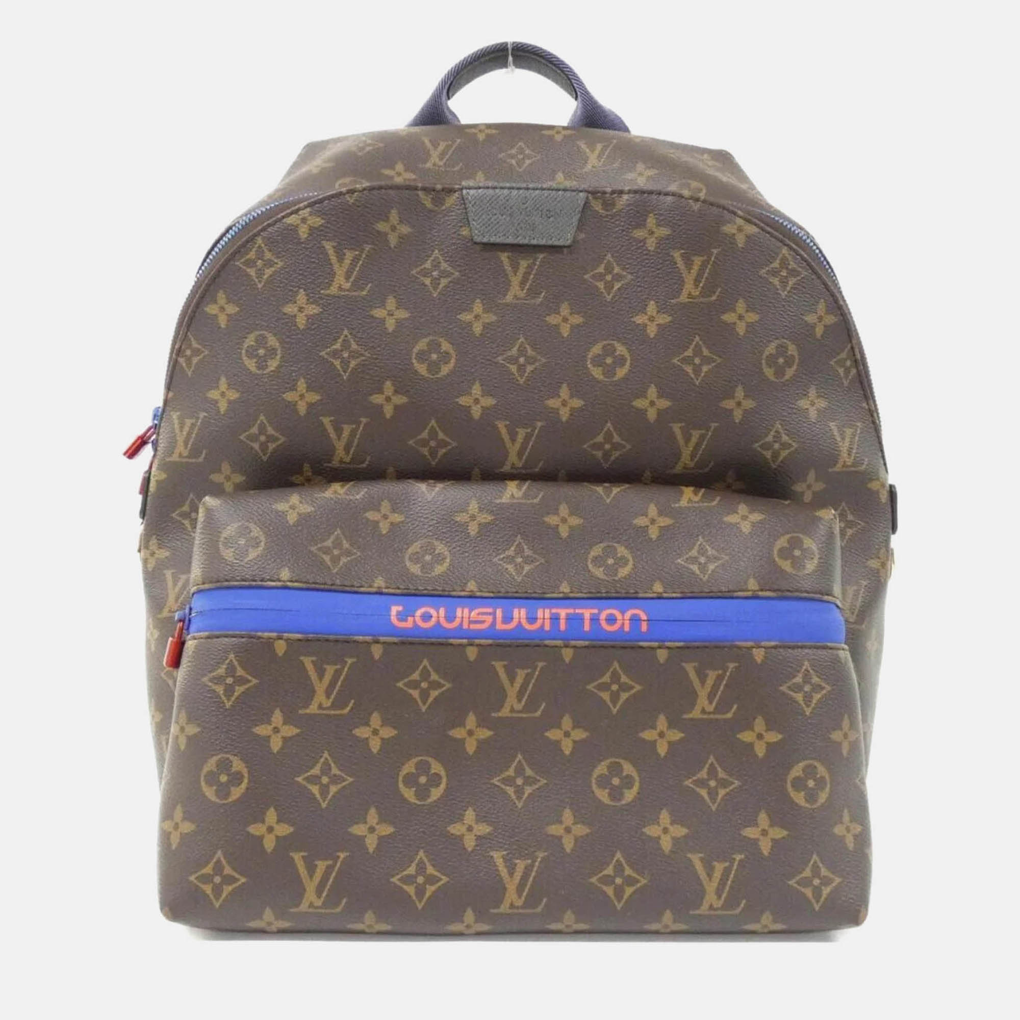 Pre-owned Louis Vuitton Monogram Pacific Apollo Backpack In Brown