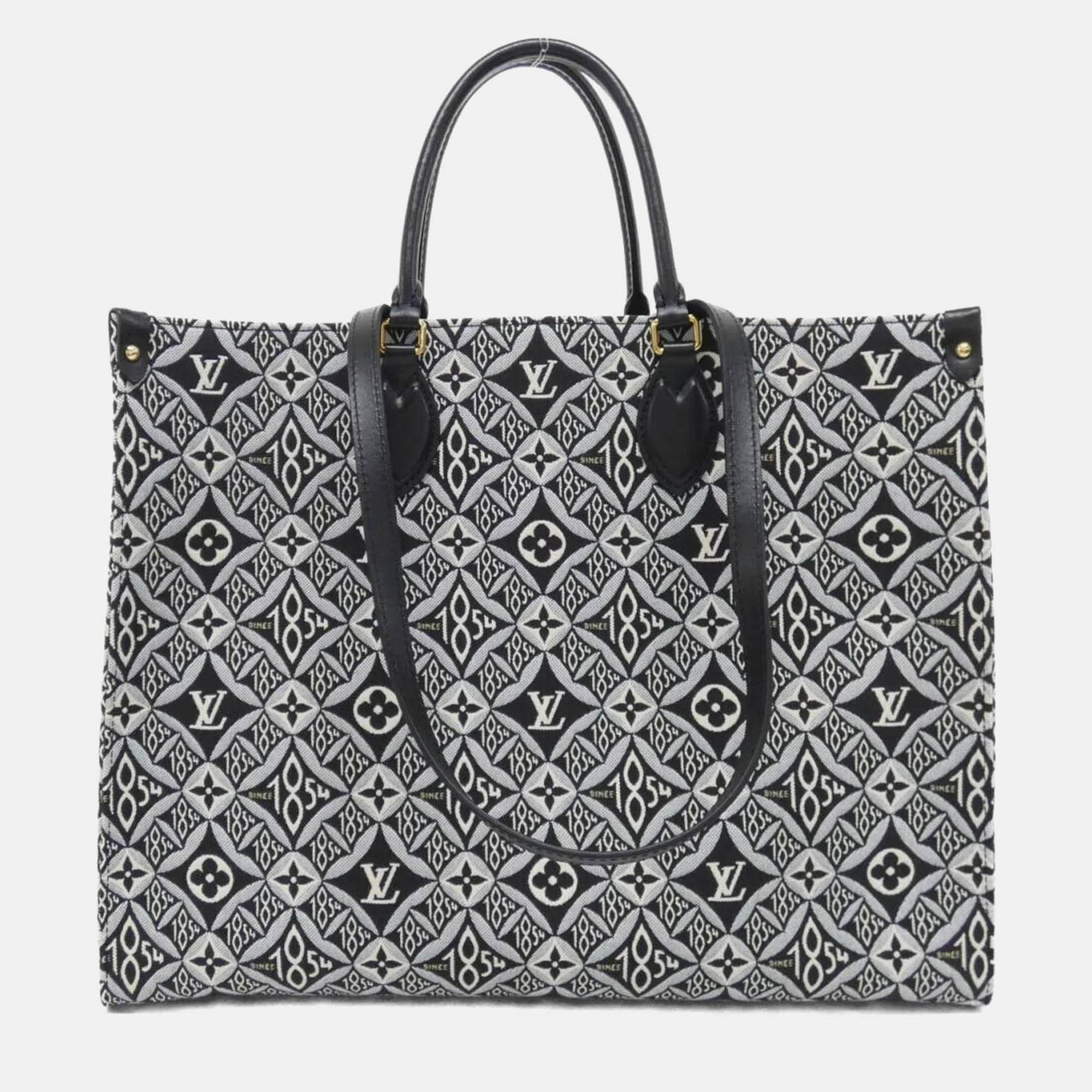 

Louis Vuitton On The Go GM Since 1854 Monogram Handbag, Black