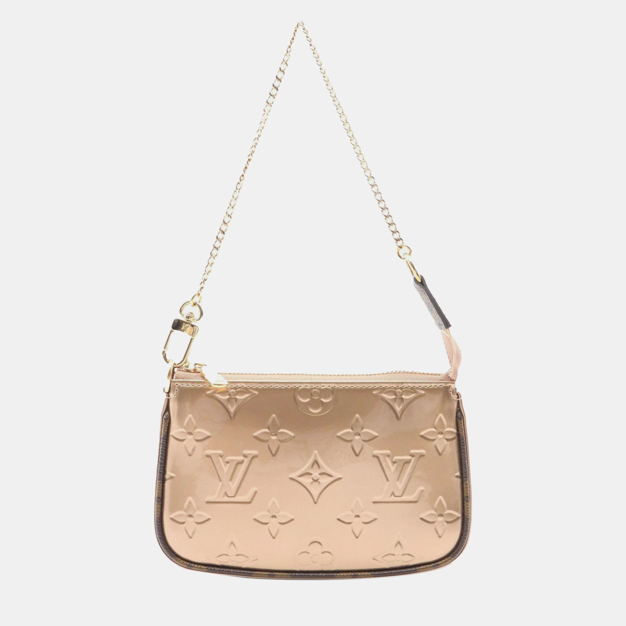 

Louis Vuitton Pink Monogram Vernis Mini Pochette Accessoires