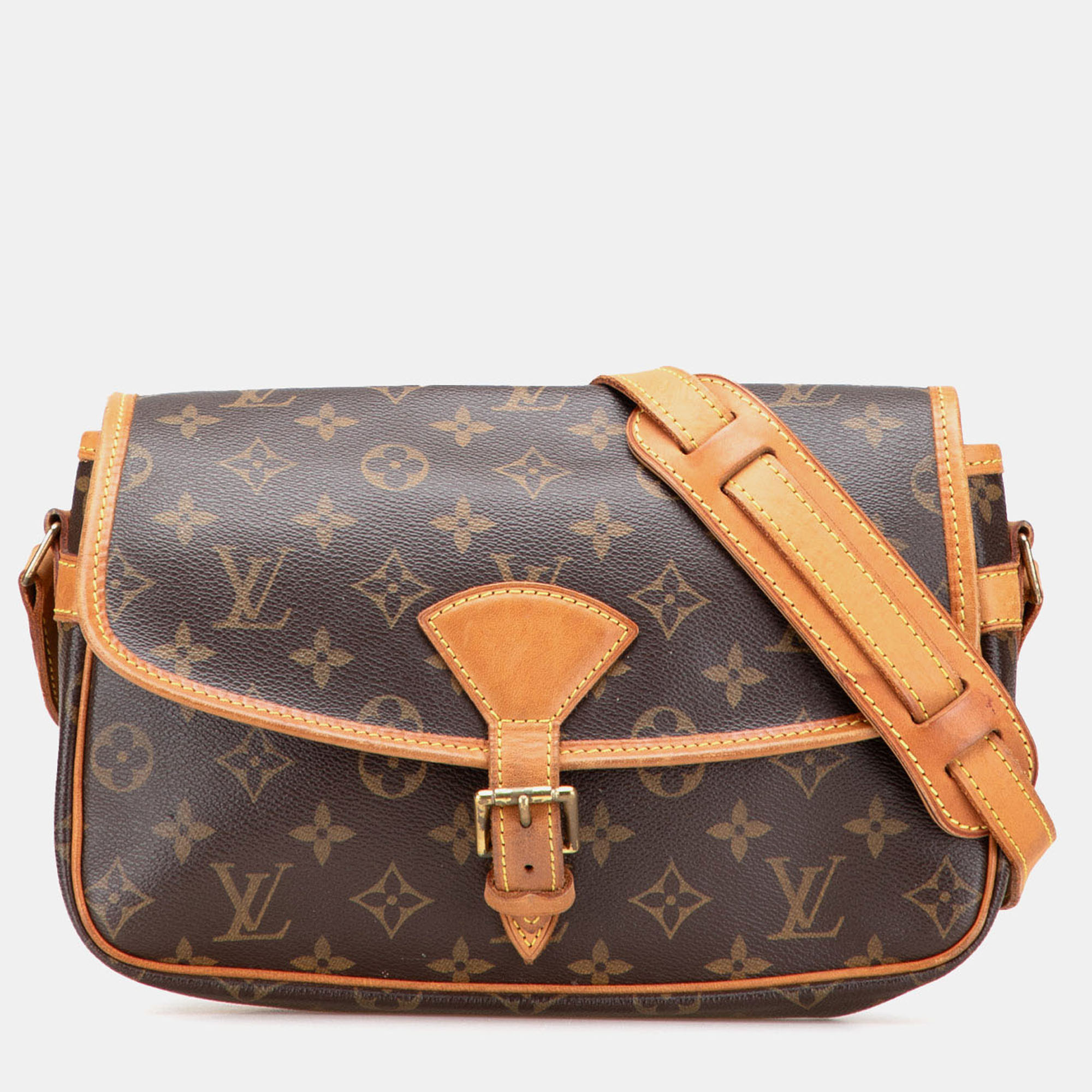 

Louis Vuitton Brown Monogram Sologne Bag