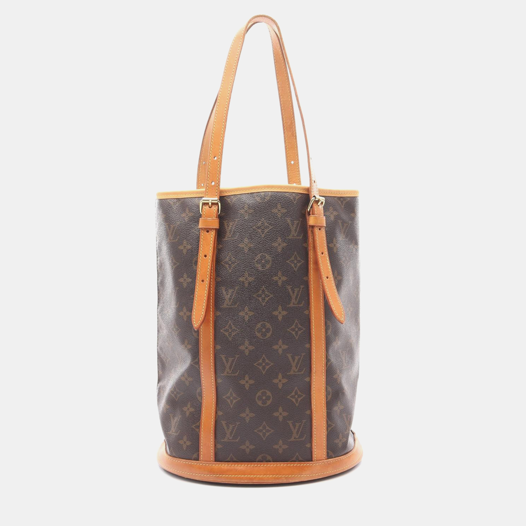 

Louis Vuitton Bucket GM Monogram Canvas Tote Bag, Brown