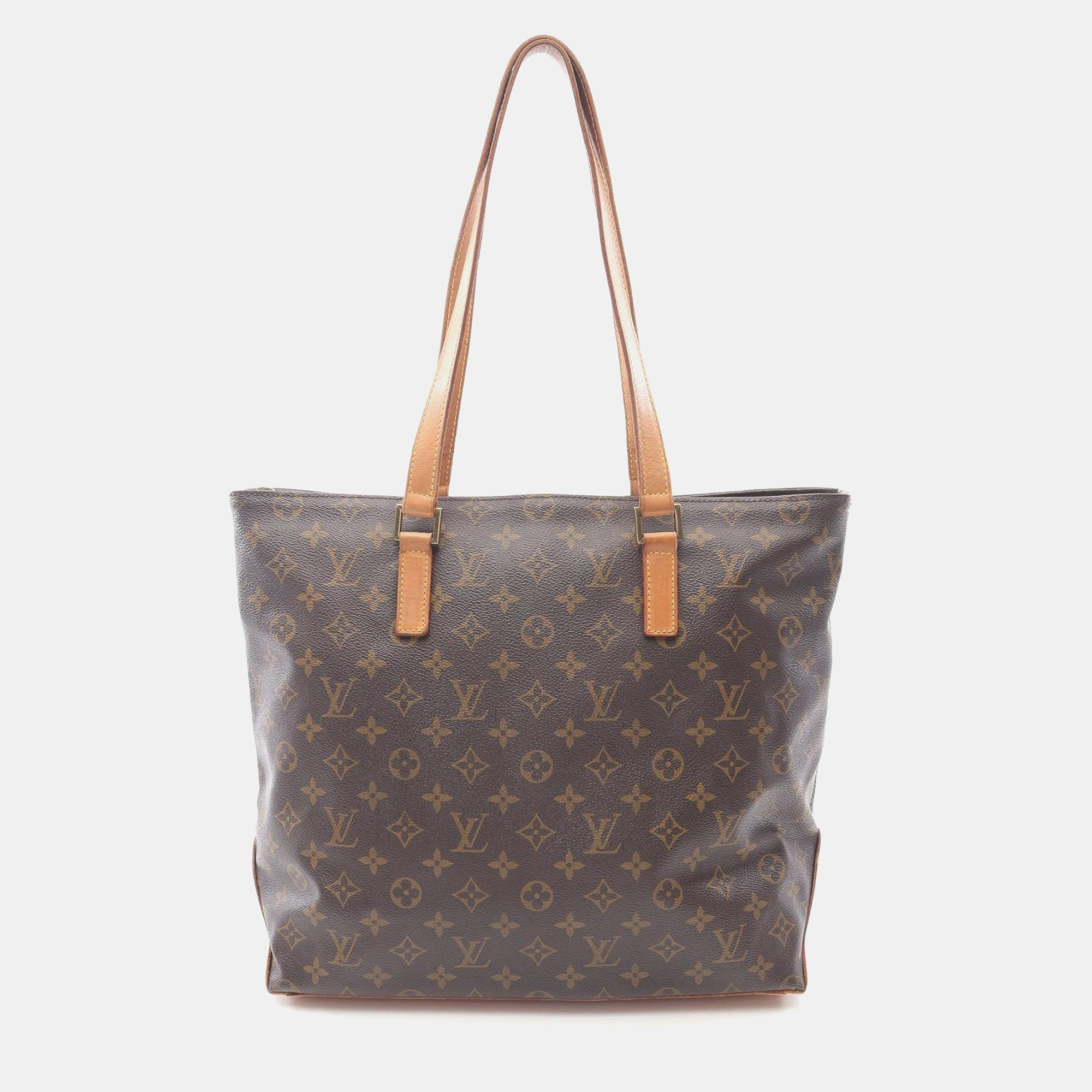 

Louis Vuitton Cabas Mezzo Brown Monogram Canvas Shoulder Bag