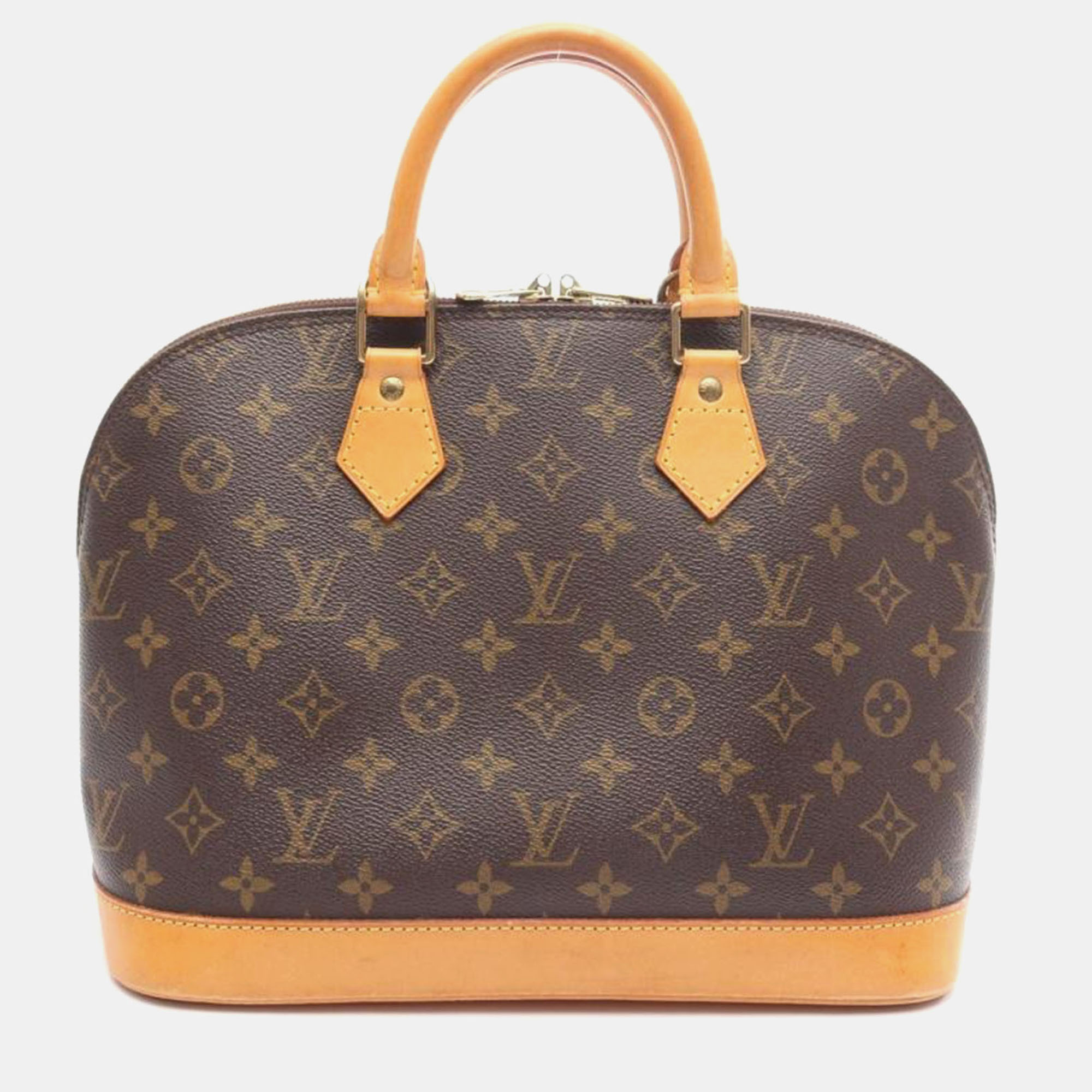 

Louis Vuitton Alma PM Monogram Canvas Top Handle Bag, Brown