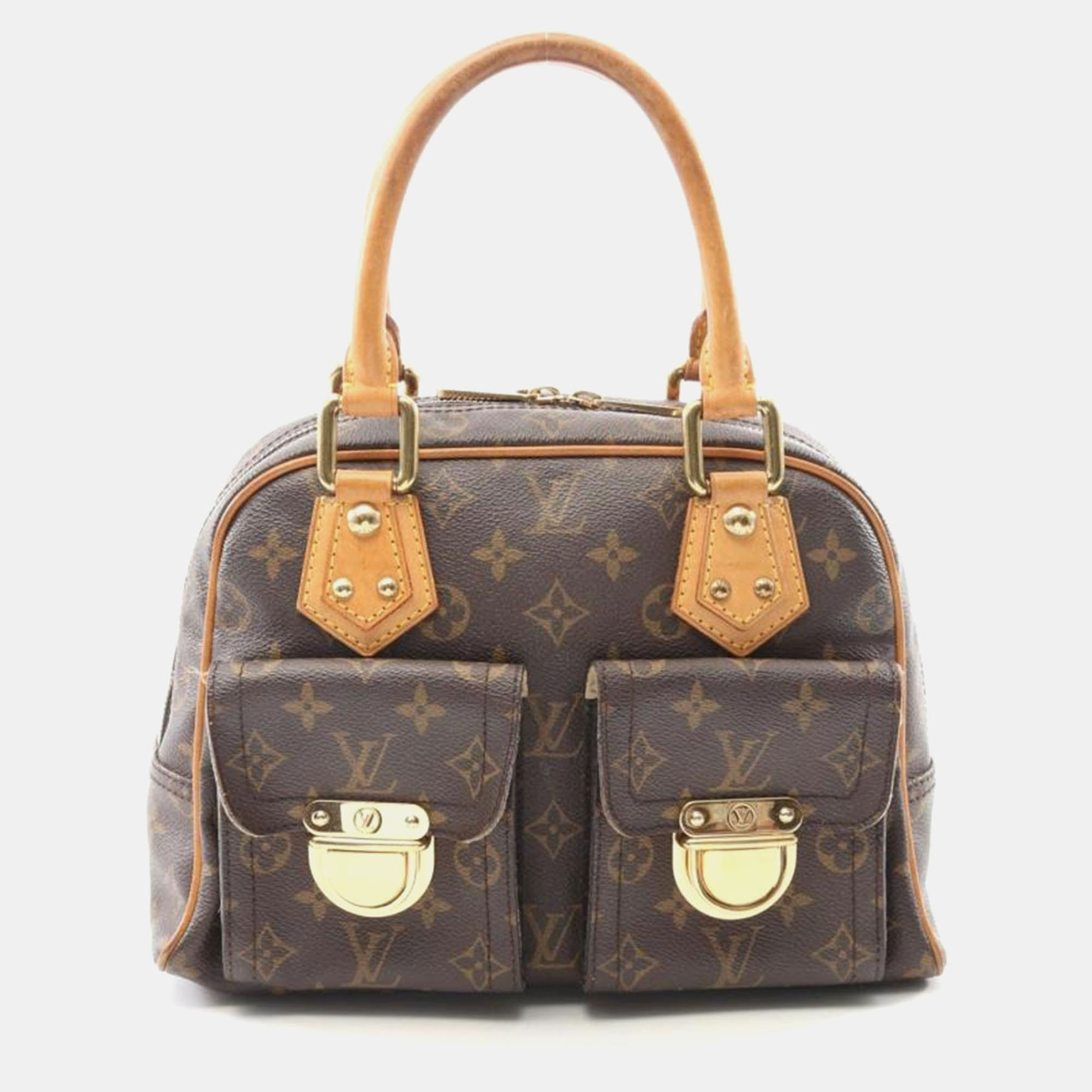 

Louis Vuitton Manhattan PM Monogram Canvas Shoulder Bag, Brown