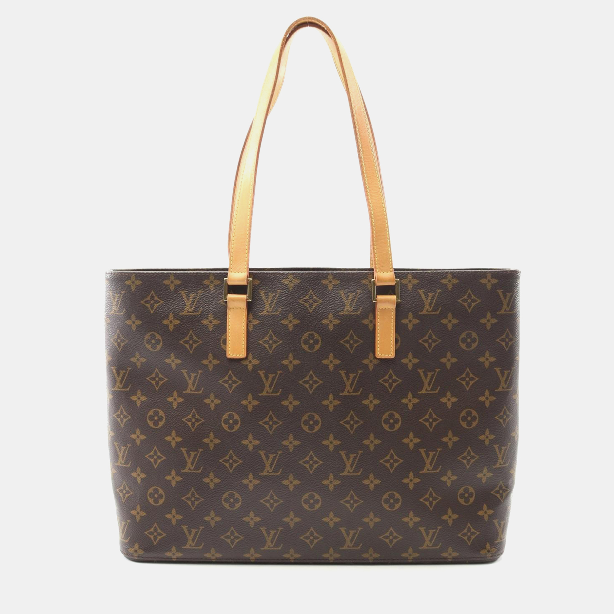 

Louis Vuitton Luco Shoulder Tote Bag Monogram Canvas Leather Brown