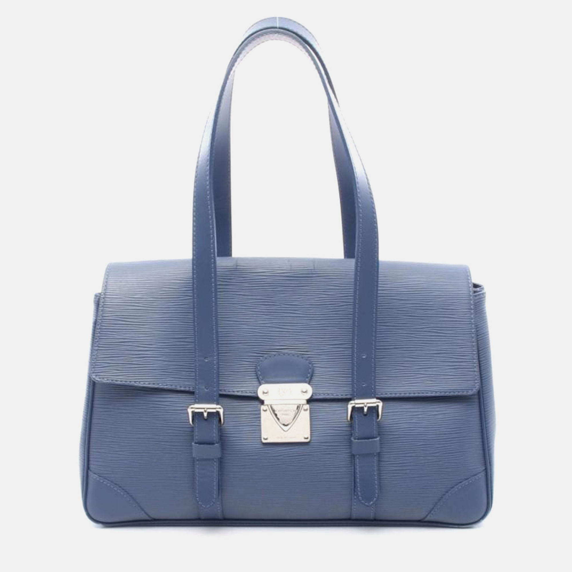 

Louis Vuitton Segur MM Blue Epi Leather Shoulder Bag