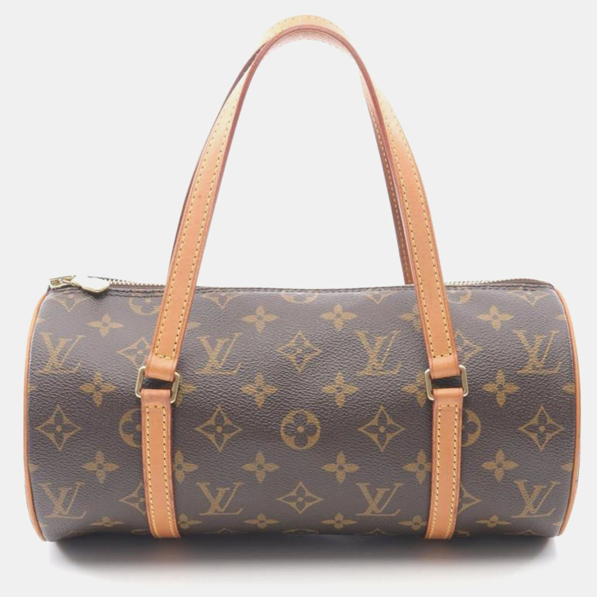 

Louis Vuitton Papillon 26 Brown Monogram Canvas Leather Shoulder Bag