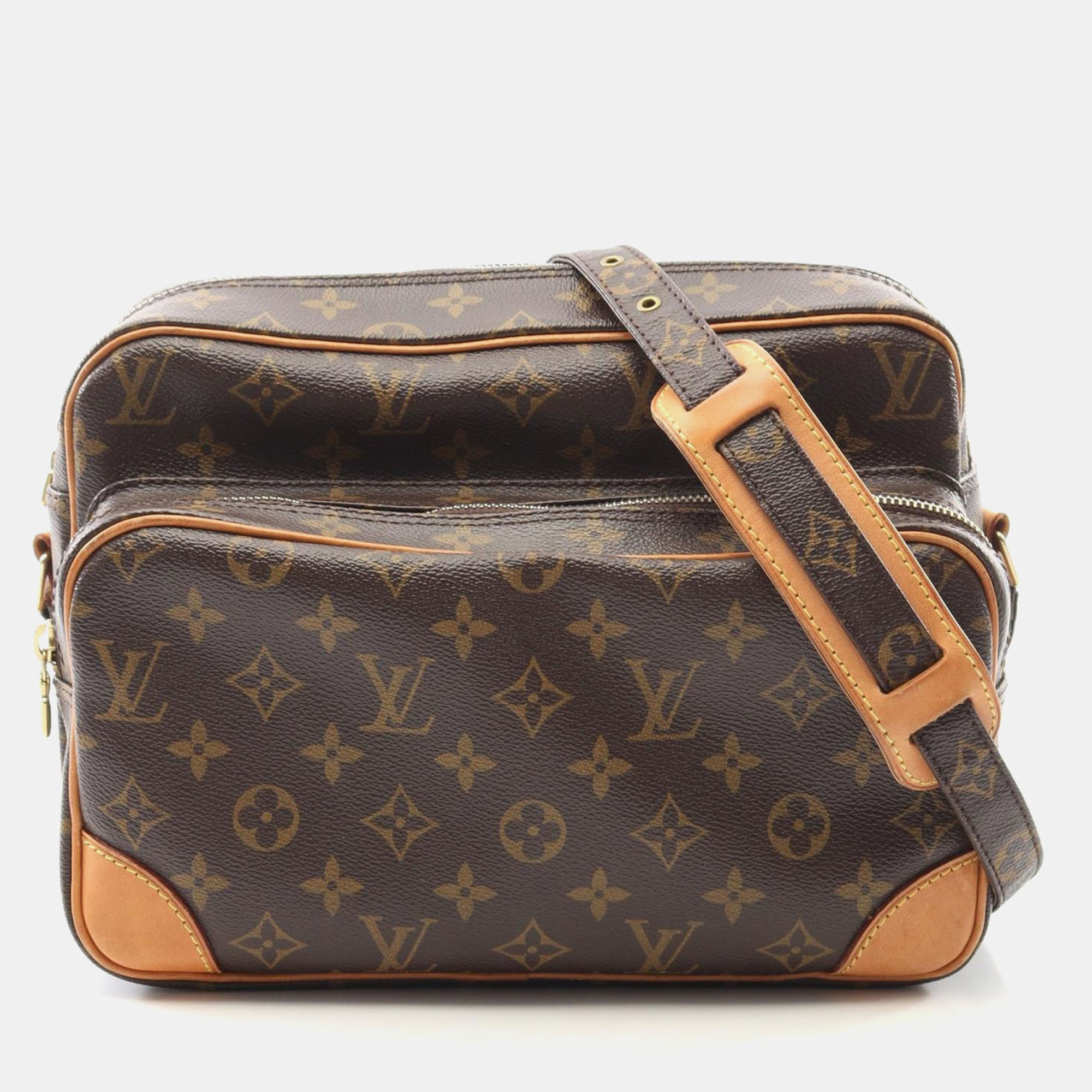 

Louis Vuitton Nile Brown Monogram Canvas Shoulder Bag