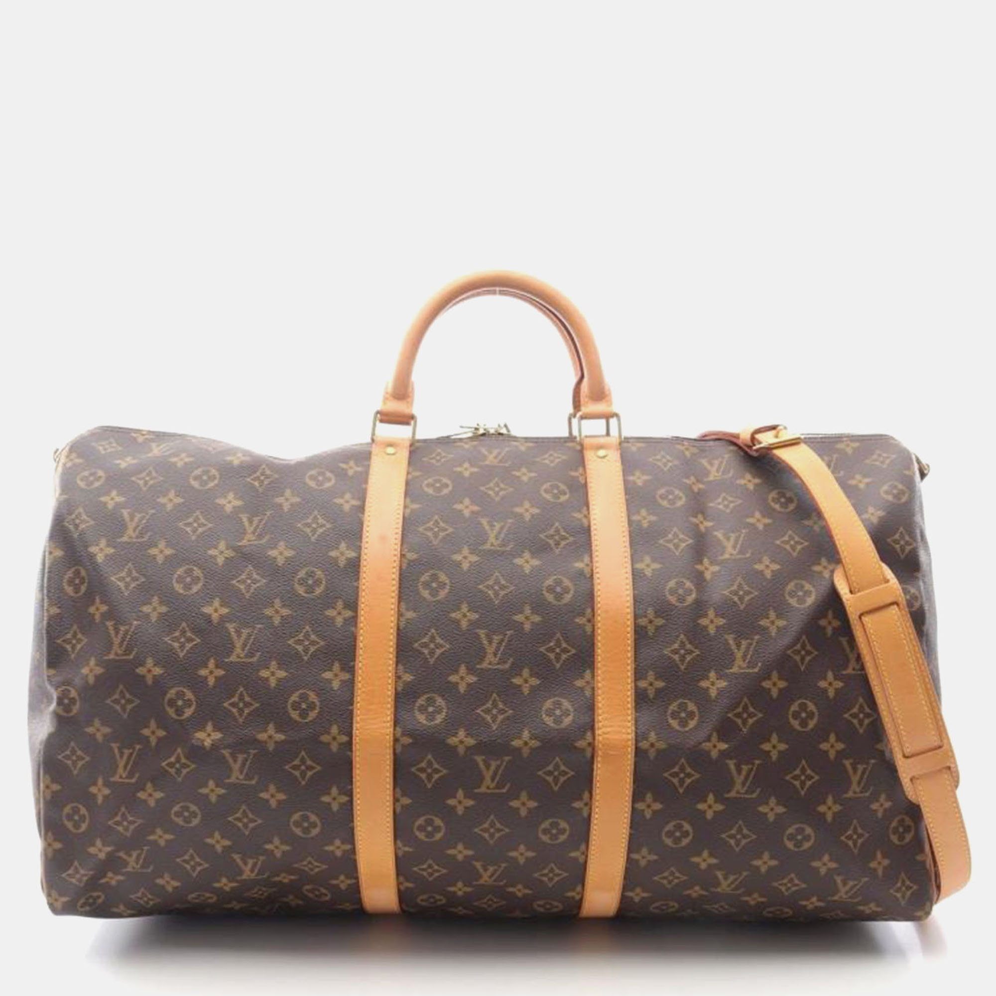 

Louis Vuitton Keepall Bandouliere 60 Brown Monogram Canvas Travel Bag