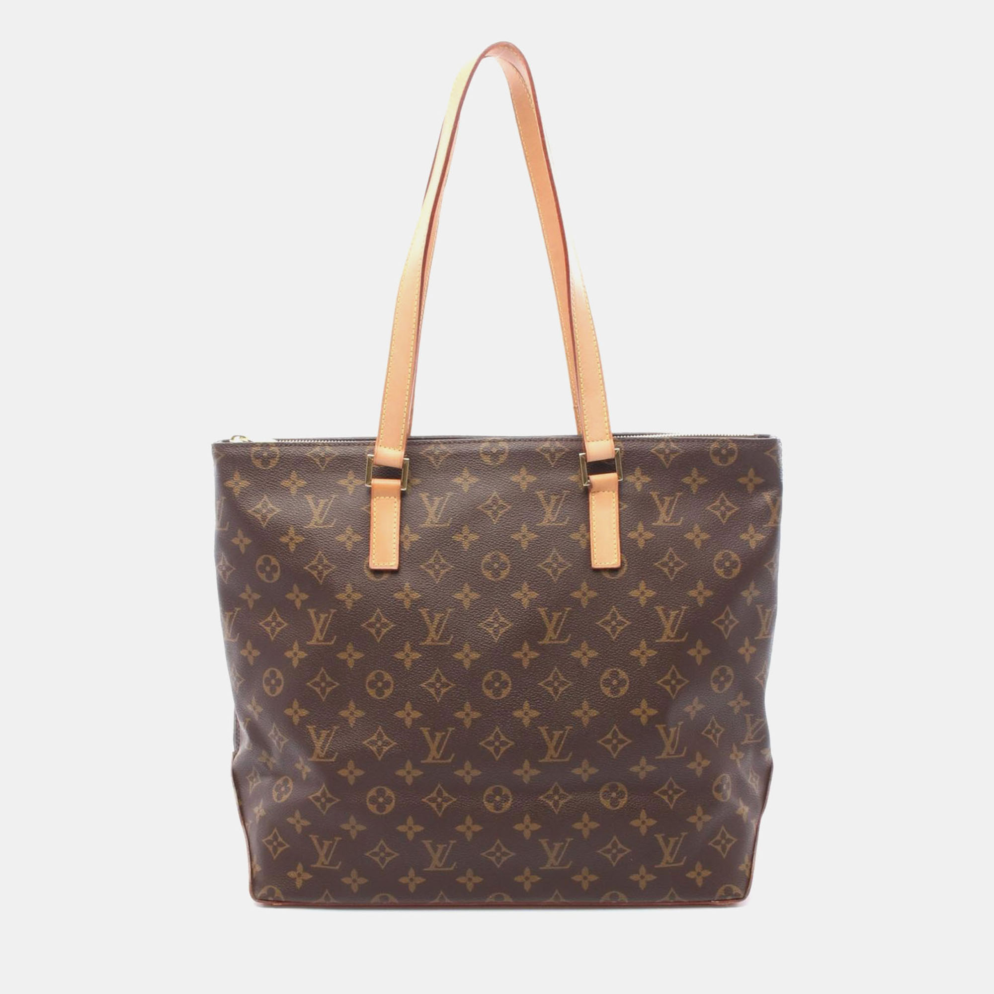 

Louis Vuitton Cabas Mezzo Shoulder Tote Bag Monogram Canvas Brown