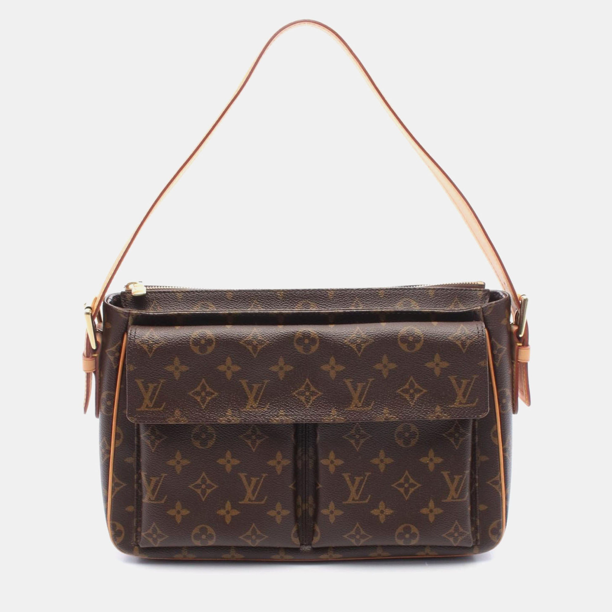 

Louis Vuitton Vivacite GM Brown Monogram Canvas Shoulder Bag