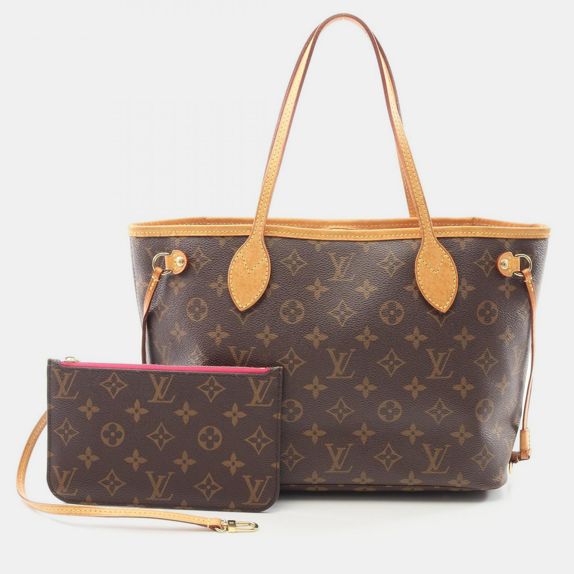 

Louis Vuitton Neverfull PM Brown Monogram Canvas Tote Bag