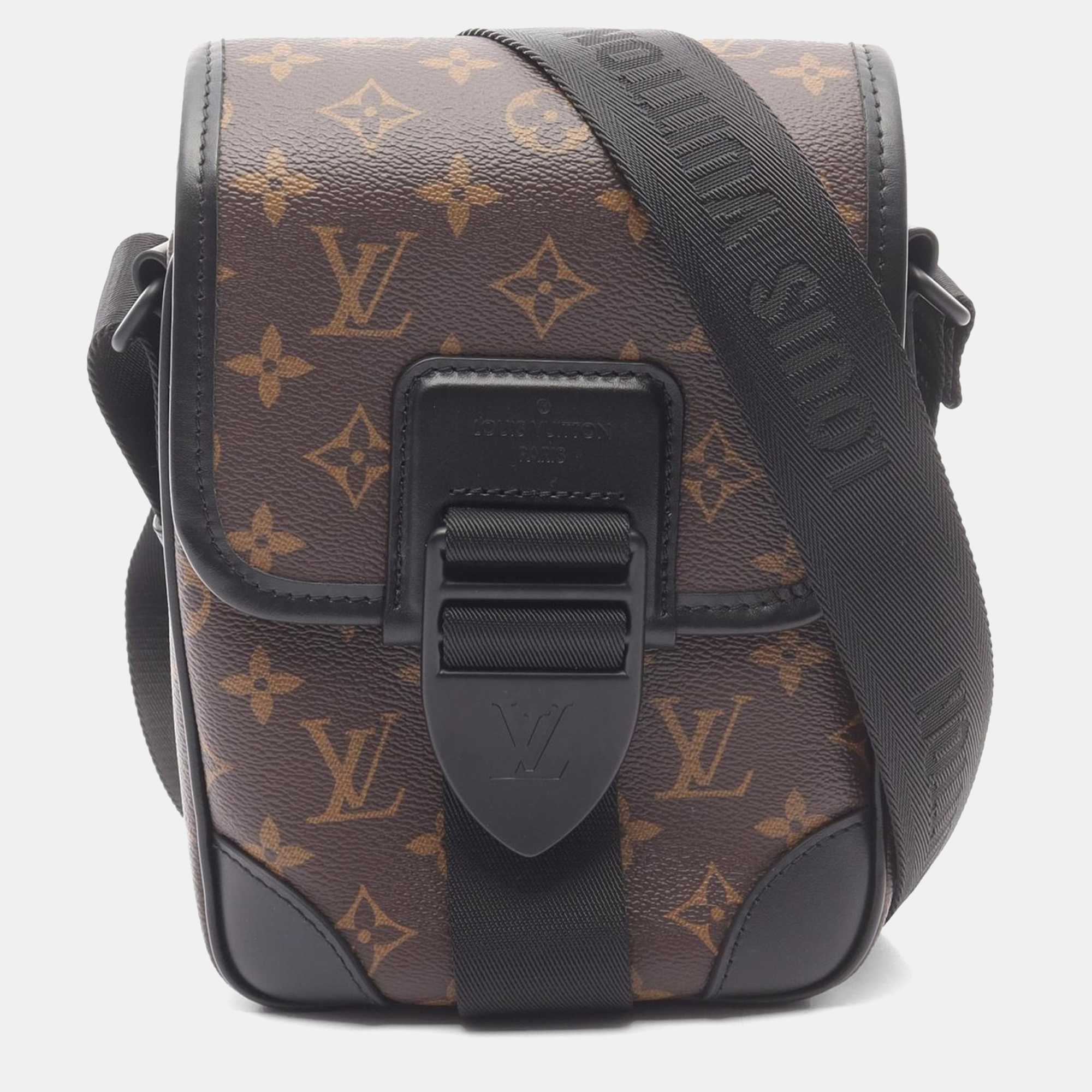 

Louis Vuitton Archy Messenger Crossbody Shoulder Bag Monogram Macassar, Black