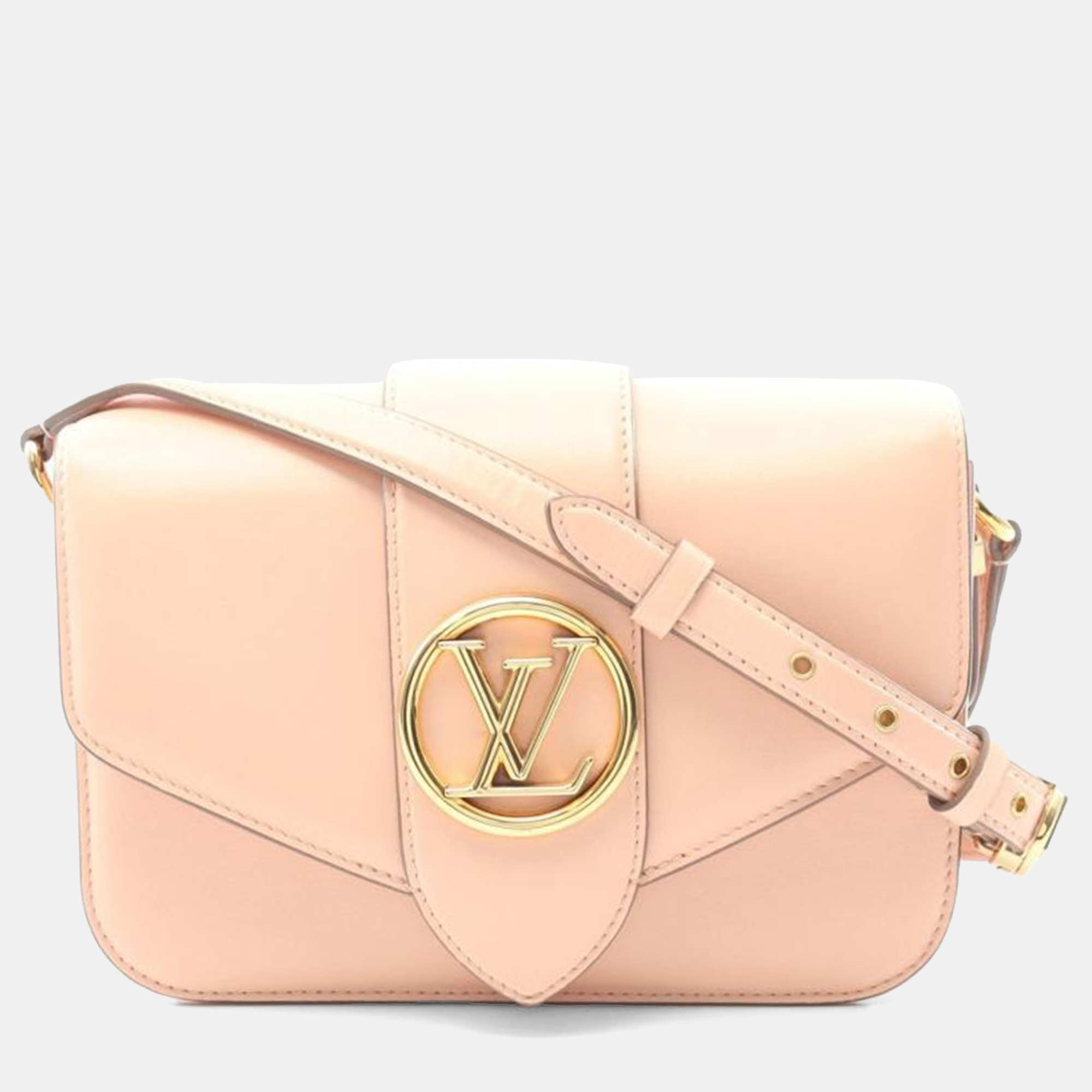

Louis Vuitton Pont Neuf Rose Himalaya Leather Crossbody Bag, Pink